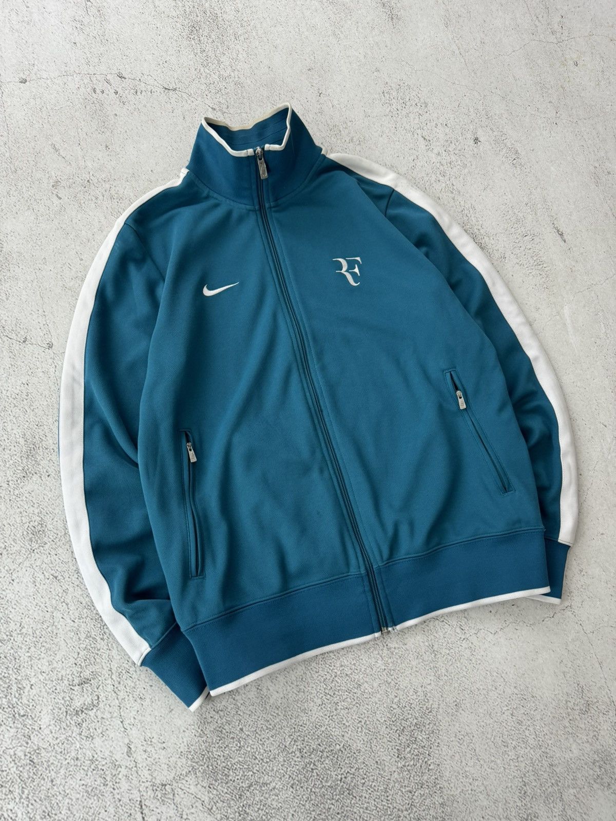Nike Nike Roger Federer RF 2010 French Open N98 Tennis Jacket Size US L / EU 52-54 / 3 - 3 Thumbnail
