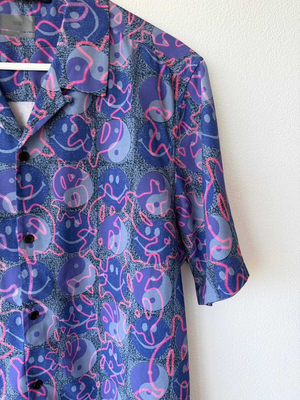 Ksubi new ksubi medium short sleeve resort shirt yin yang blue Size US M / EU 48-50 / 2 - 4 Thumbnail