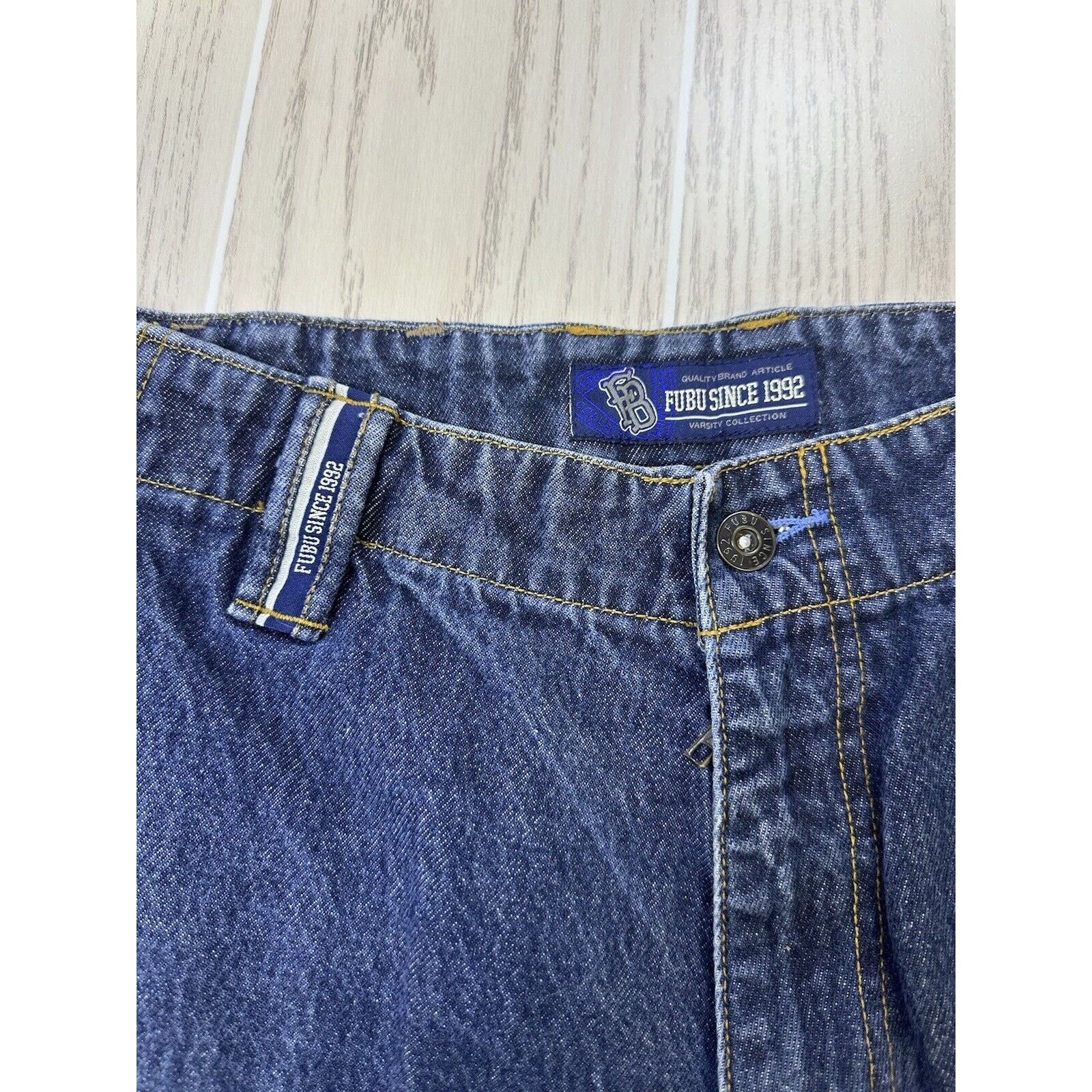 Fubu × Vintage Vintage Y2K FUBU Baggy Jorts Size US 36 / EU 52 - 6 Thumbnail