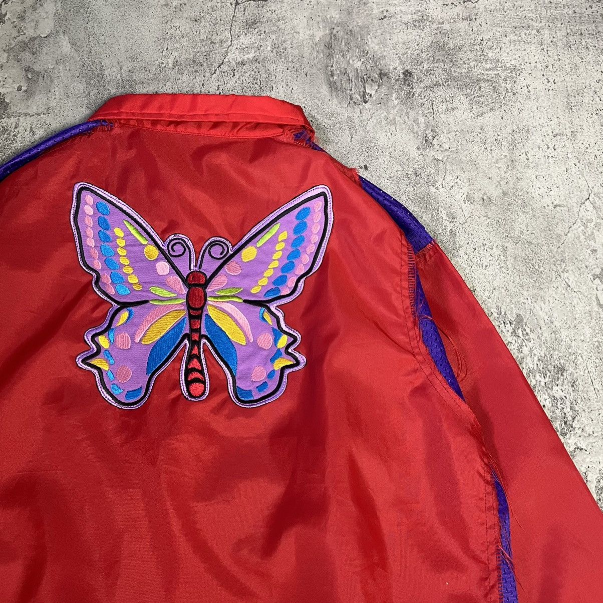 Needles Rebuild by Needles Covered Coach Jacket Assorted - Red Size US M / EU 48-50 / 2 - 6 Thumbnail