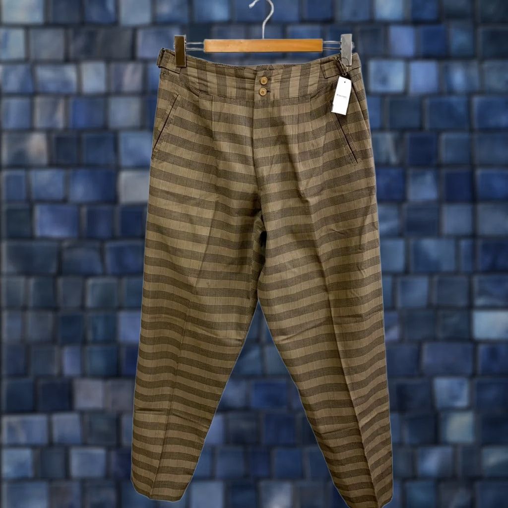 Issey Miyake Vintage ISSEY MIYAKE MEN Pants Checked Size S Cotton Rayon Used good condition Size US 29 - 1 Thumbnail