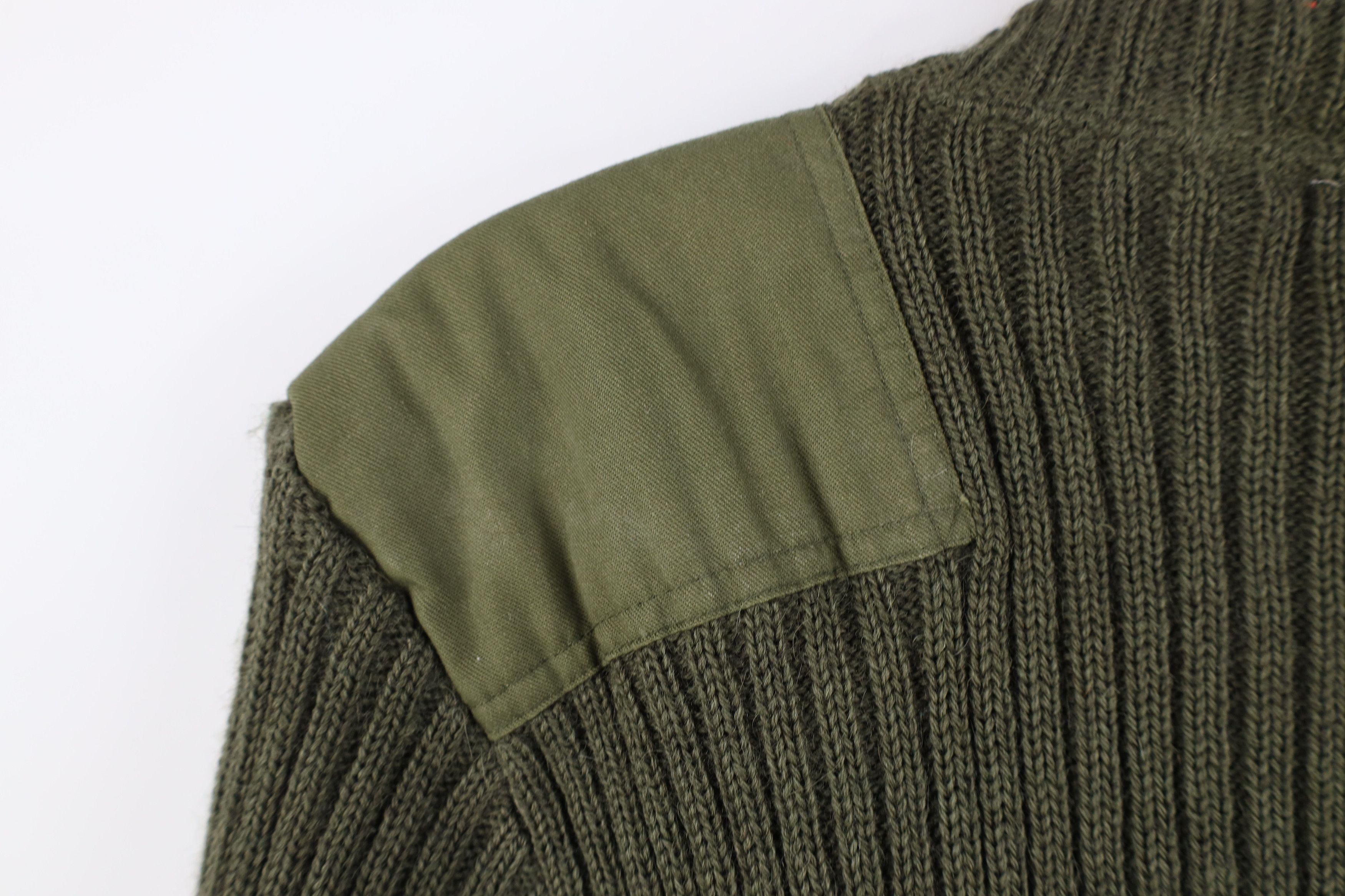L.L. Bean × Vintage Vintage 70s LL Bean Wool Commando Military Sweater Green Size US M / EU 48-50 / 2 - 11 Thumbnail