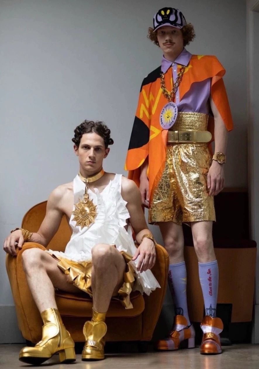 Walter Van Beirendonck Walter Van Beirendonck W&LT23ss Irregular Caped Top M NWT Size US M / EU 48-50 / 2 - 2 Thumbnail