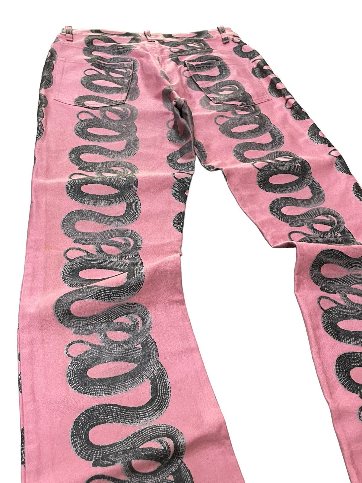 Hysteric Glamour 90s Archive Hysteric Glamour Artisanal Snake Flared Jeans Size US 29 - 16 Thumbnail