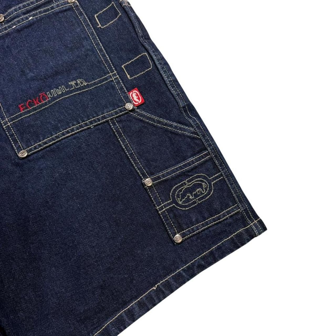 Ecko Unltd. Vintage Ecko Unltd Carpenter Denim Shorts / Jorts - Waist 30 Size US 30 / EU 46 - 3 Thumbnail