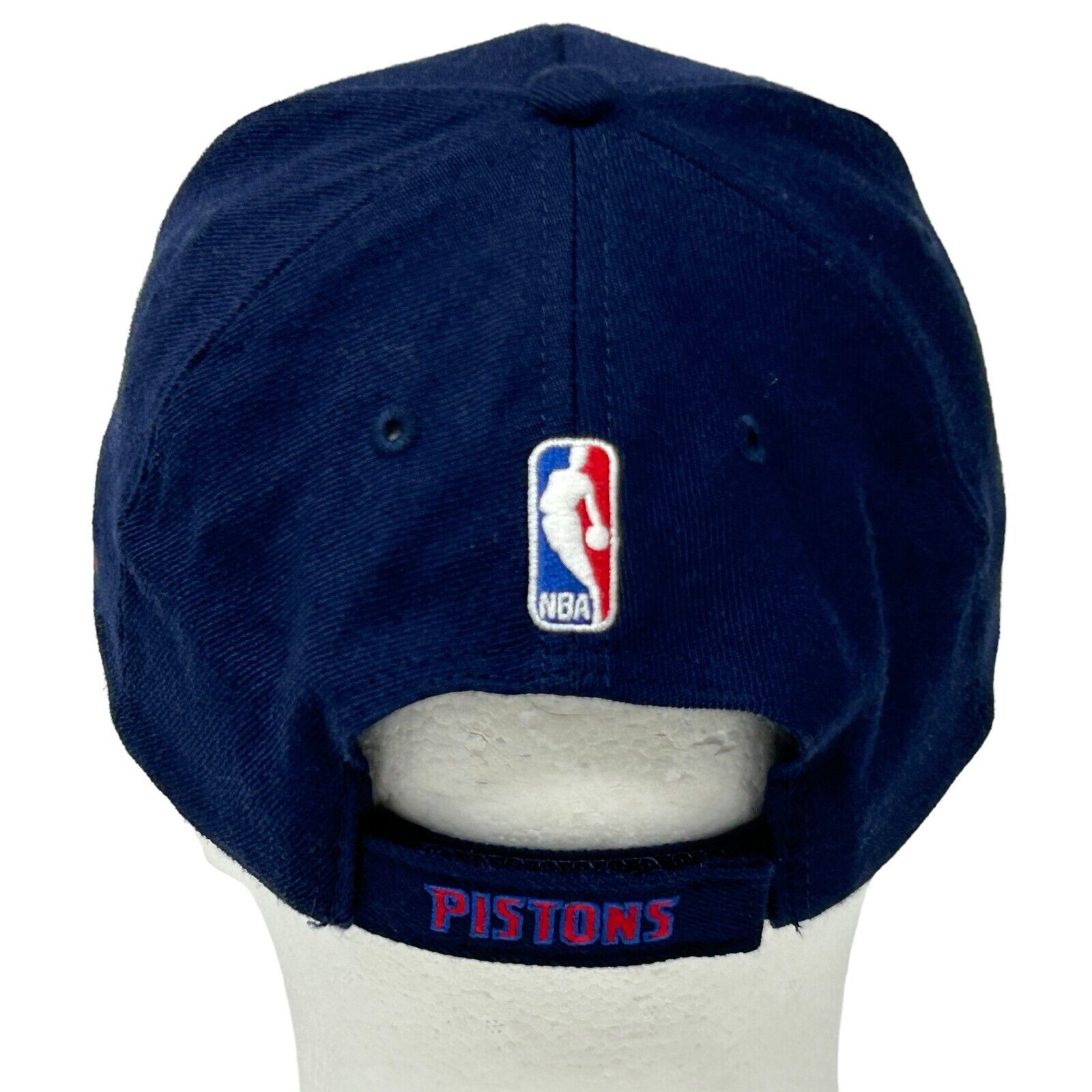 Reebok Detroit Pistons Hat Cap Strapback Blue Reebok Wool Blend Size ONE SIZE - 3 Thumbnail