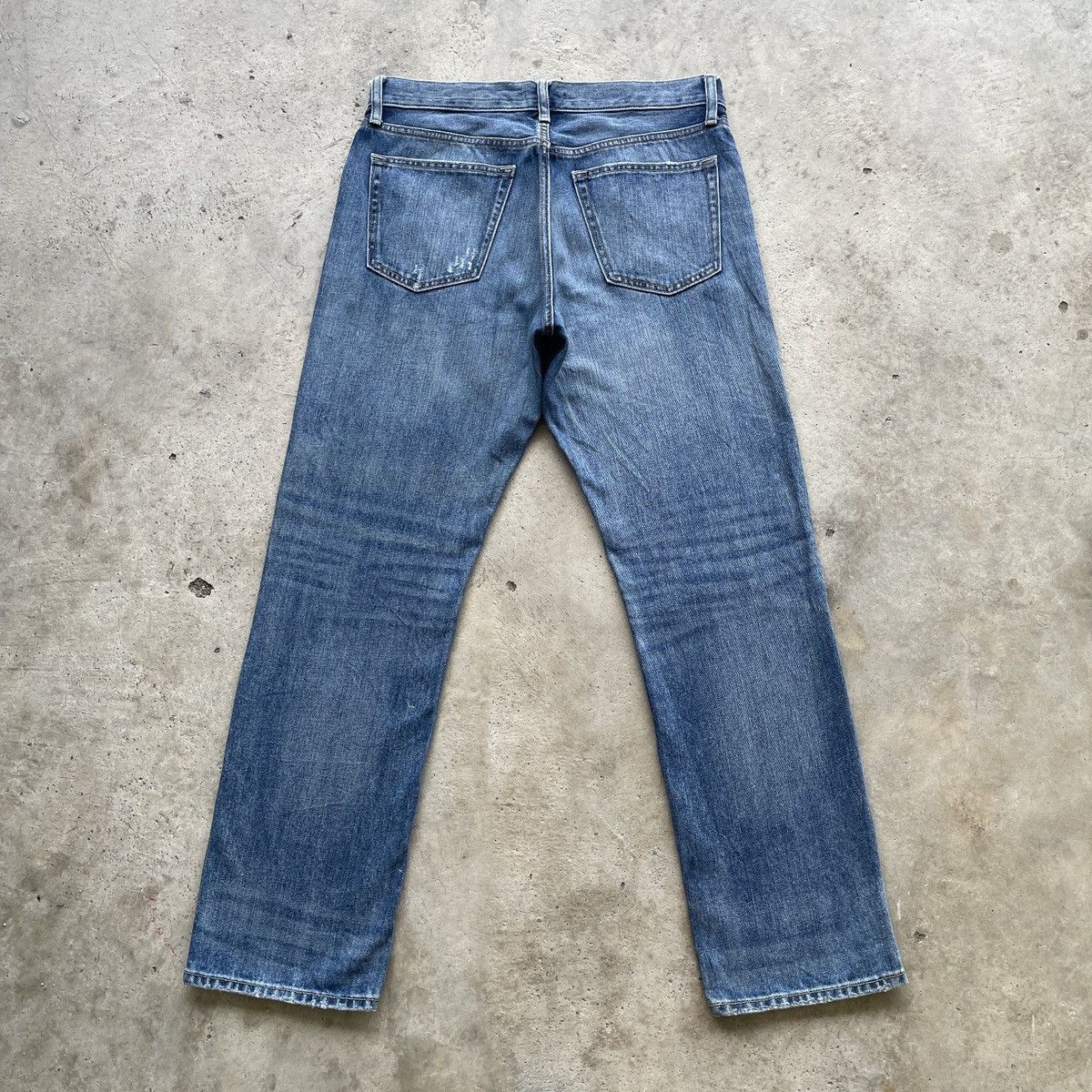 Japanese Brand Vintage Japanese Jeans Distressed Faded Denim Pants W33x30 Size US 33 - 10 Thumbnail