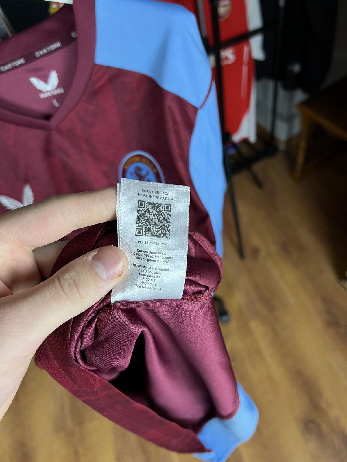 Castore Soccer Jersey Castore Aston Villa 2023/24 Watkins #11 Size US L / EU 52-54 / 3 - 11 Thumbnail