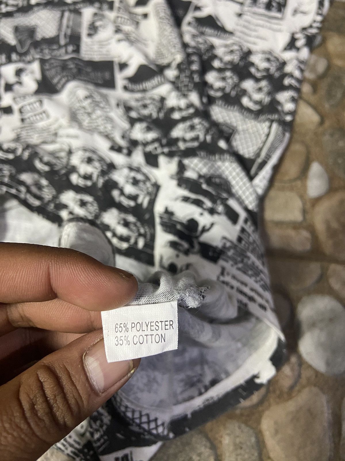 Hysteric Glamour × If Six Was Nine × Japanese Brand VTG Y2K tank top women t-shirt Newspaper full print Size S / US 4 / IT 40 - 6 Thumbnail