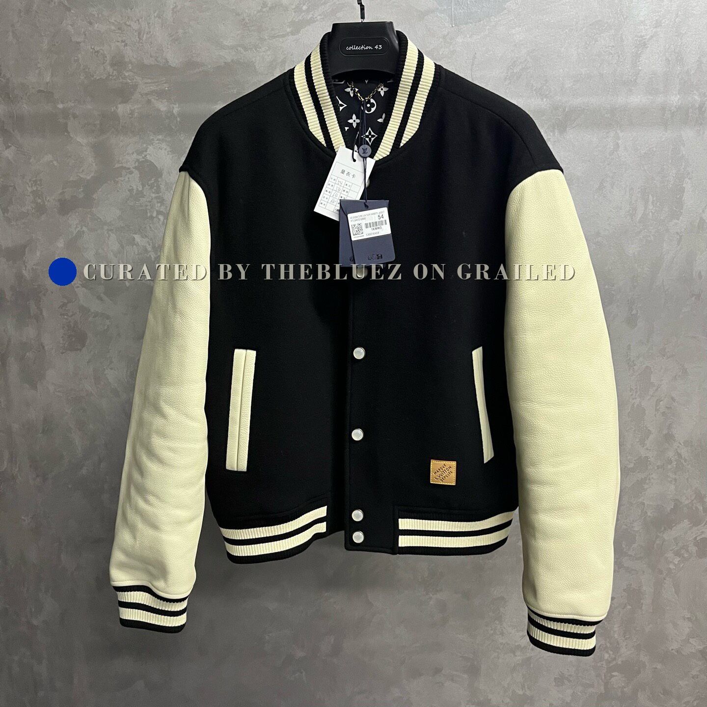 Louis Vuitton Louis Vuitton Wool Blend Leather Baseball Jacket Size US L / EU 52-54 / 3 - 1 Thumbnail