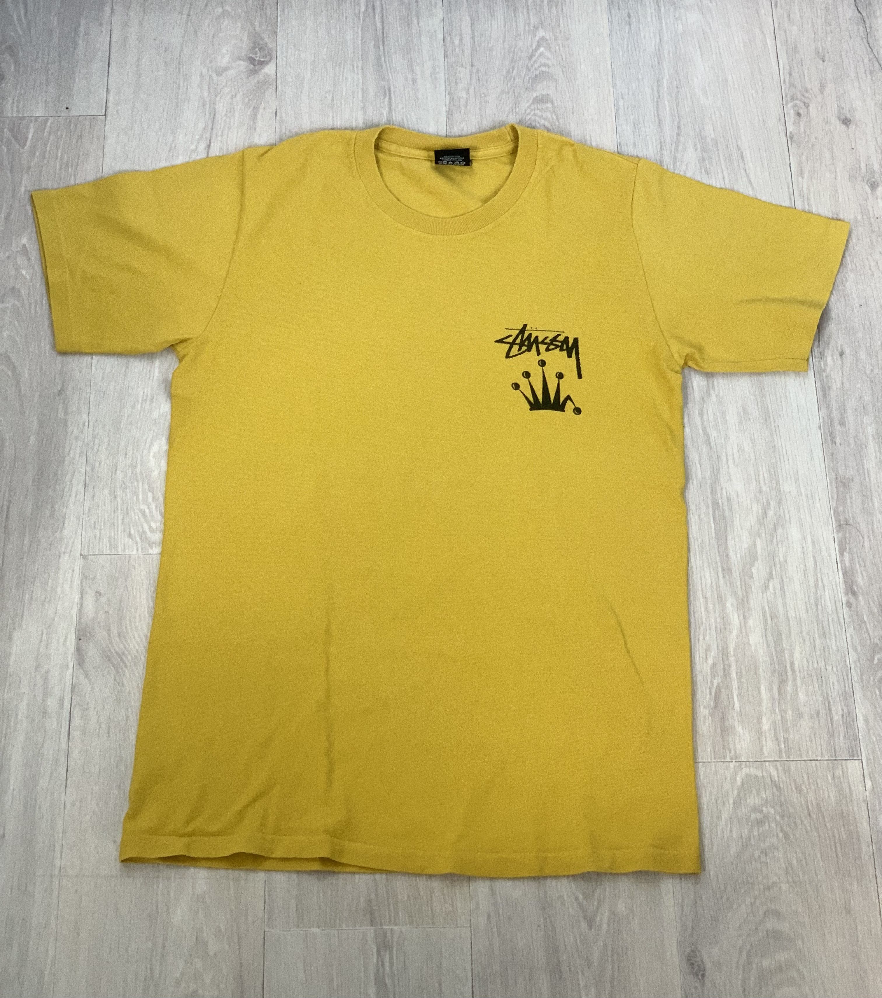 Stussy Stussy ´Stock Crown’ Tee Yellow - Size S Size US S / EU 44-46 / 1 - 1 Thumbnail
