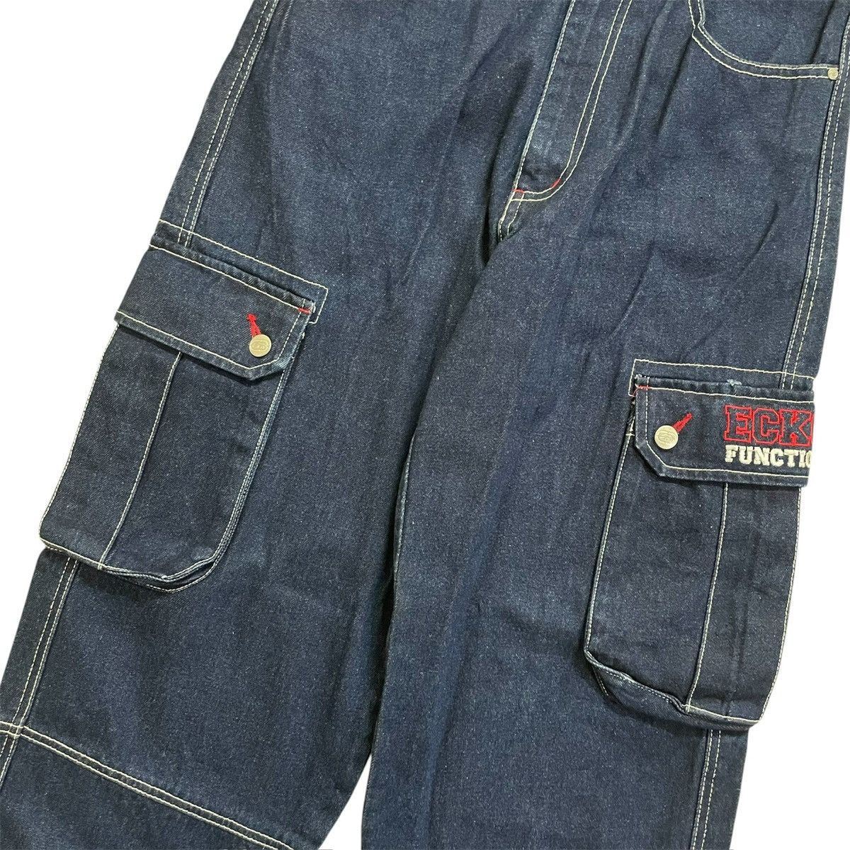 Ecko Unltd. Vintage 00’s Y2K Baggy Rapper Style Ecko Function Size US 29 - 3 Thumbnail