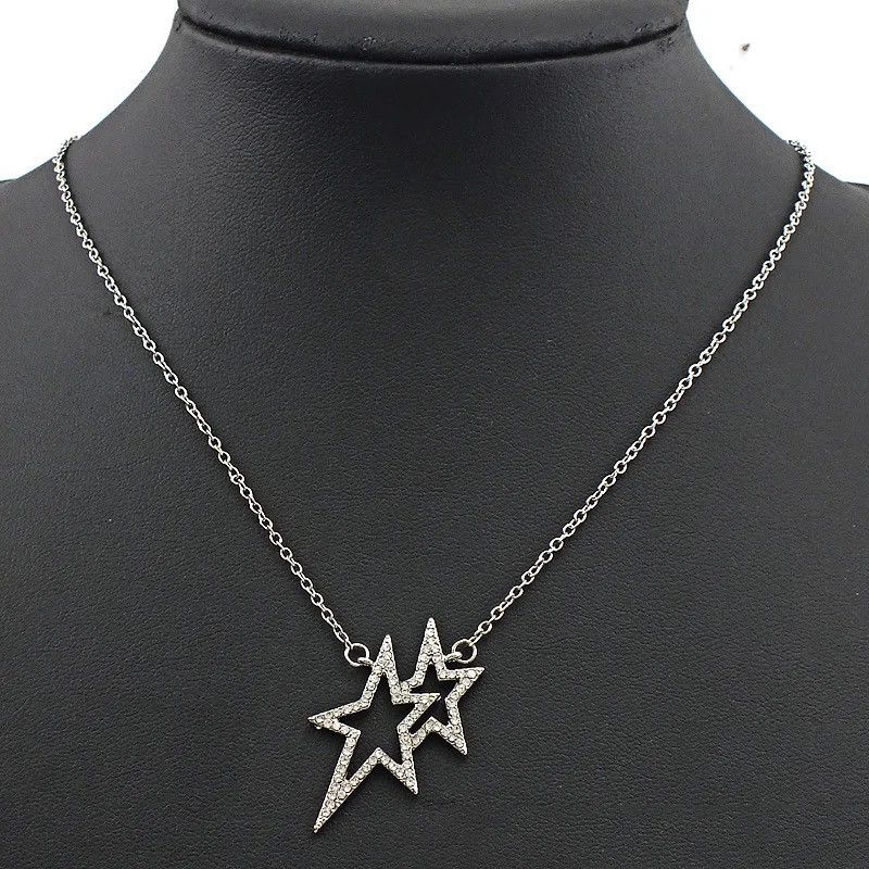 Jewelry Crystal Star Necklace Size ONE SIZE - 1 Thumbnail