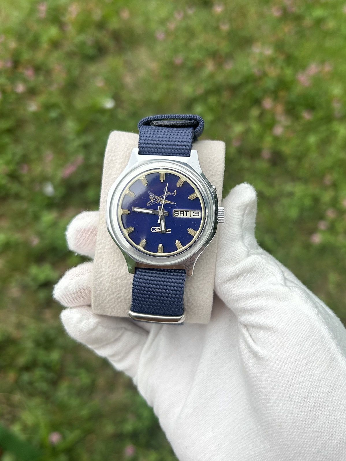 Vintage Watch Slava Made In USSR Soviet Mechanical 1980s