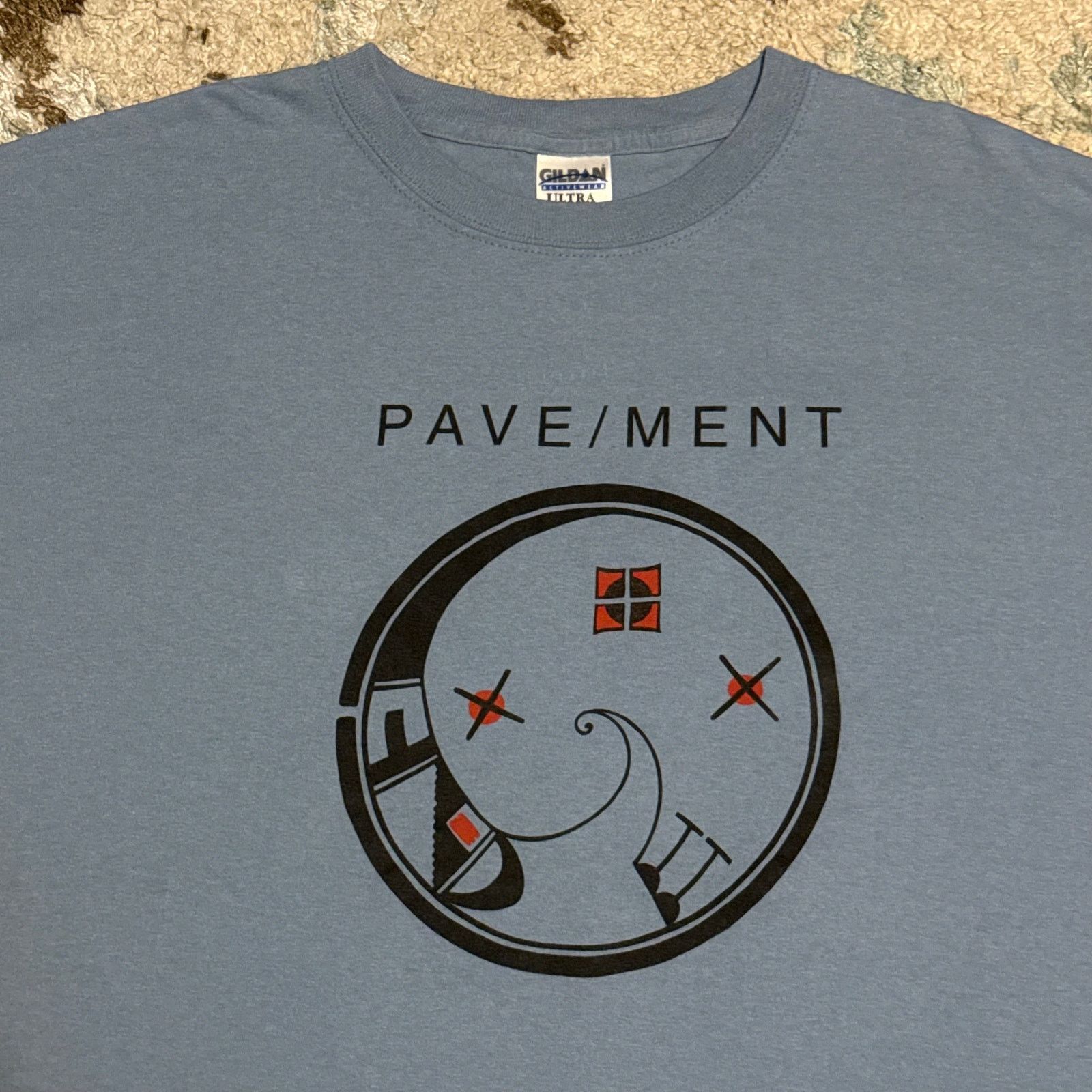 Band Tees × Gildan × Vintage Vintage Pavement Diagram Shirt XL Indie Alternative Rock Size US XL / EU 56 / 4 - 1 Thumbnail