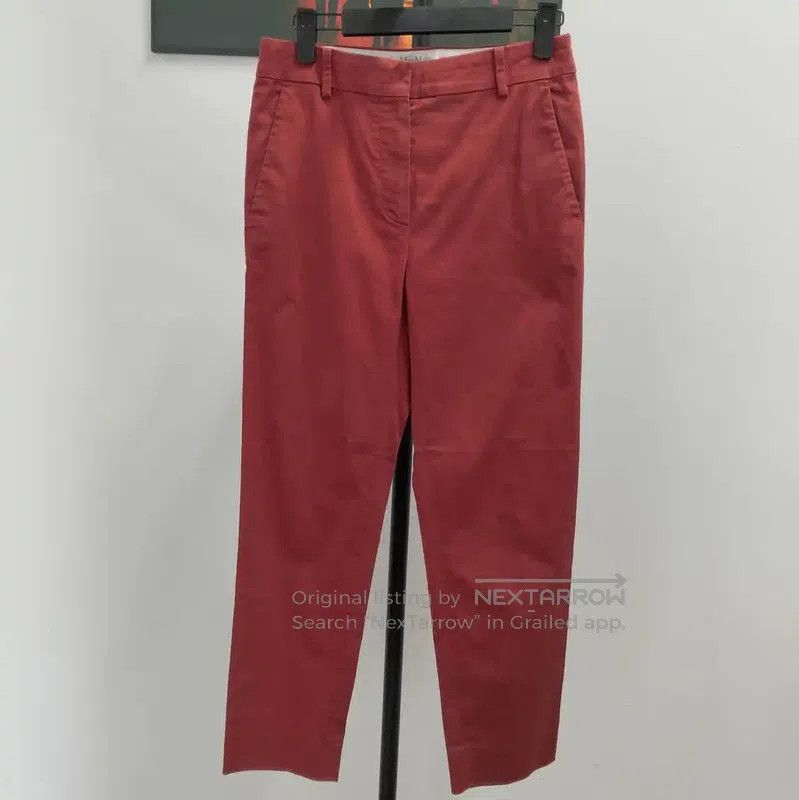 Max Mara MaxMara Spring Autumn Red Cotton Casual Pants . Size 23" - 1 Thumbnail