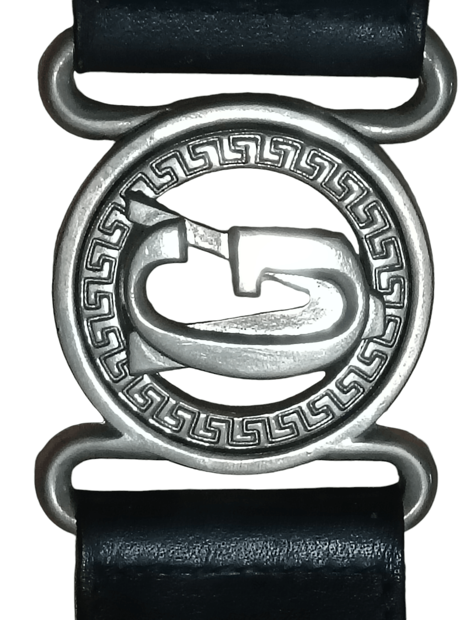 Versace VINTAGE GIANNI VERSACE LEATHER BELT Size 34 - 3 Thumbnail