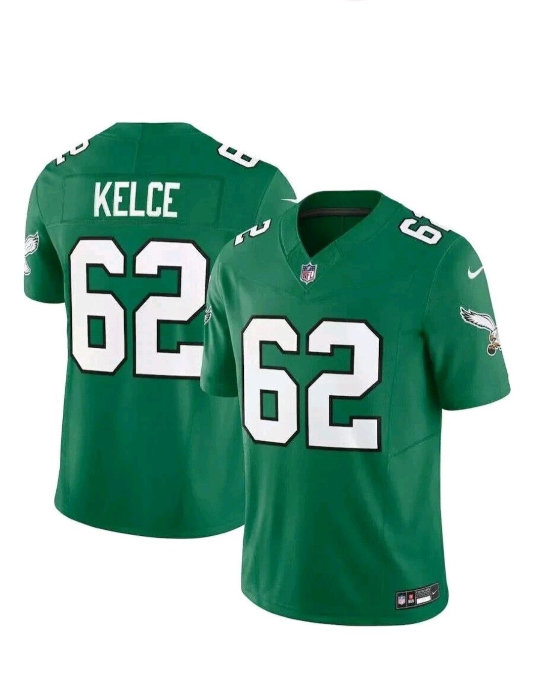 Nike Jason Kelce Philadelphia Eagles FUSE Limited Jersey Kelly Size US L / EU 52-54 / 3 - 5 Thumbnail