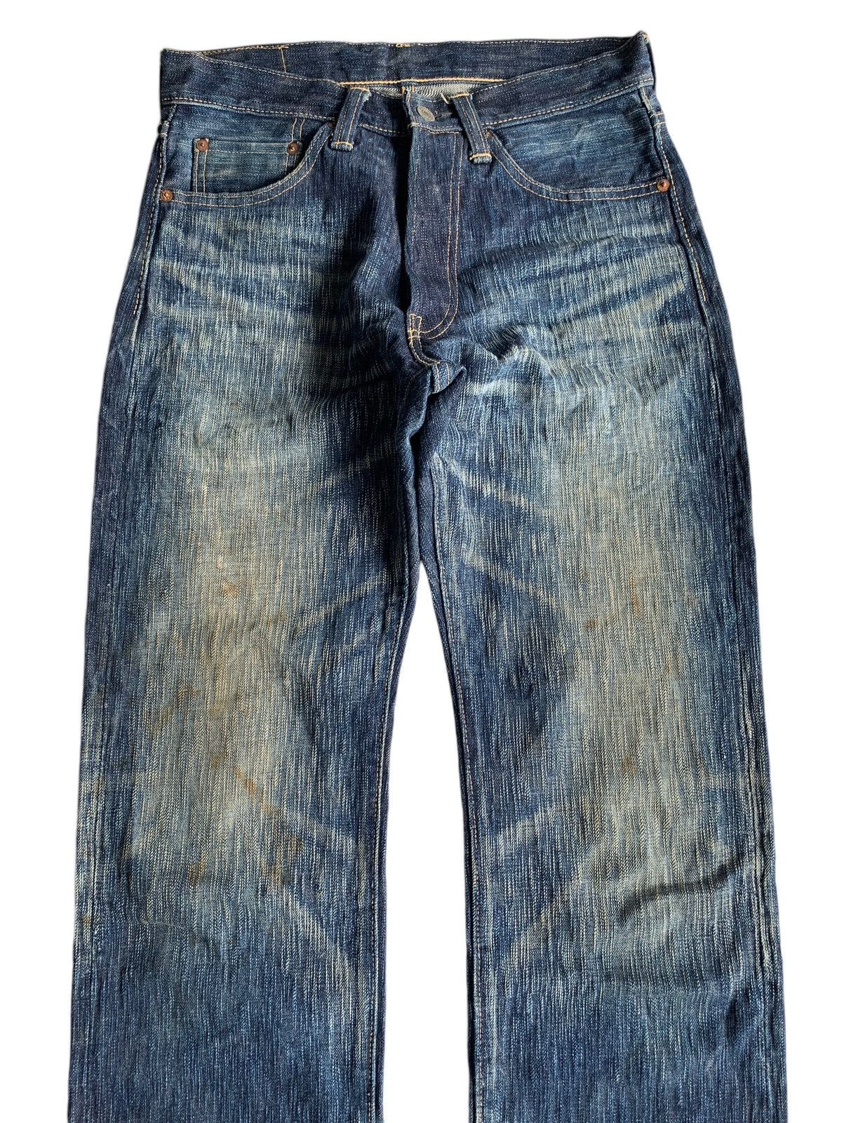 Japanese Brand × Kapital × Vintage ETERNAL SELVEDGE BUTTON FLY RUSTY JAPANESE DENIM Size US 30 / EU 46 - 7 Thumbnail