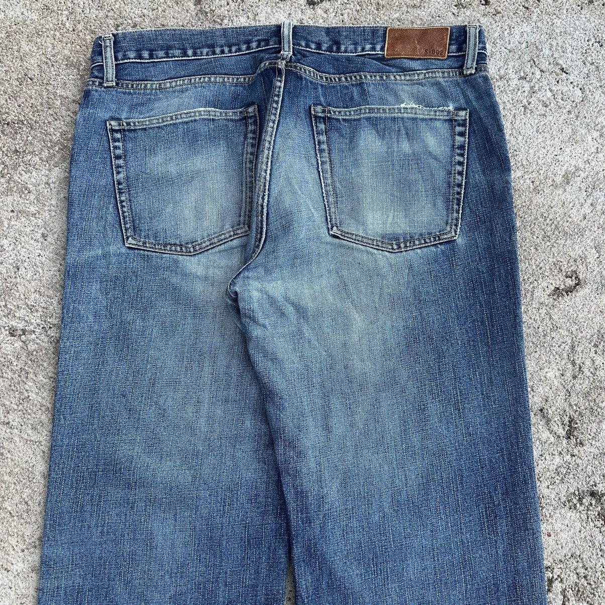 Undercover × Uniqlo Vintage Uniqlo S-002 Distressed Straight Japan Denim W36 Size US 36 / EU 52 - 11 Thumbnail