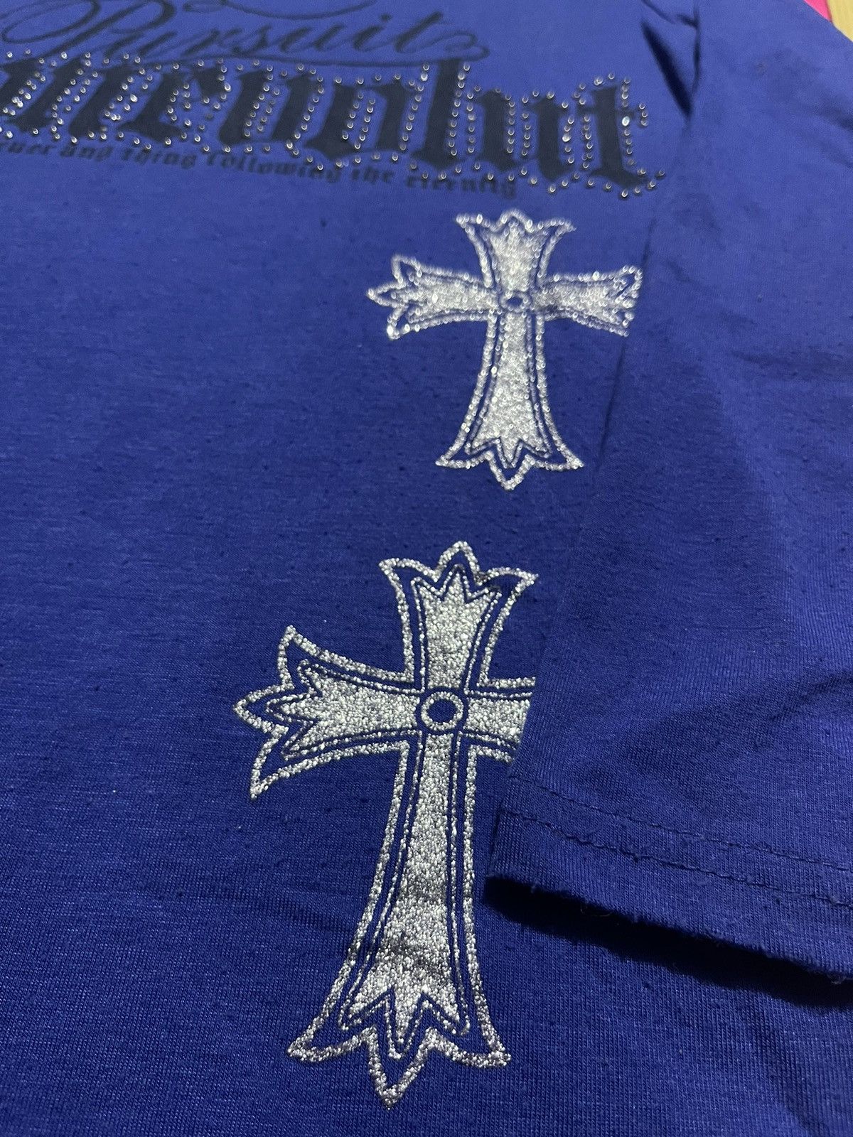 If Six Was Nine Y2K long sleeve t-shirt with skull cross pattern ifsix style Size M / US 6-8 / IT 42-44 - 5 Thumbnail