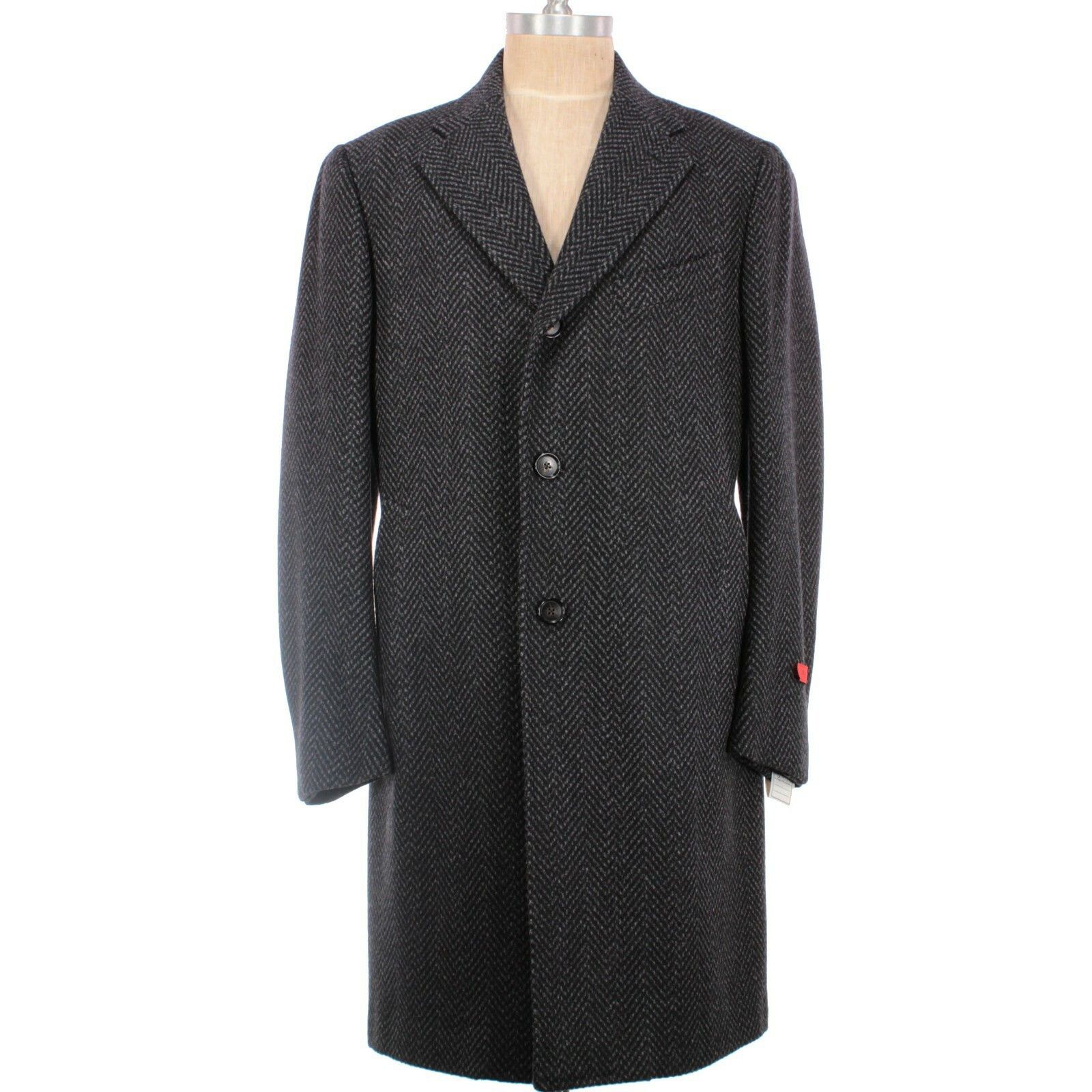 Isaia Jacket Size L US In Gray Wool