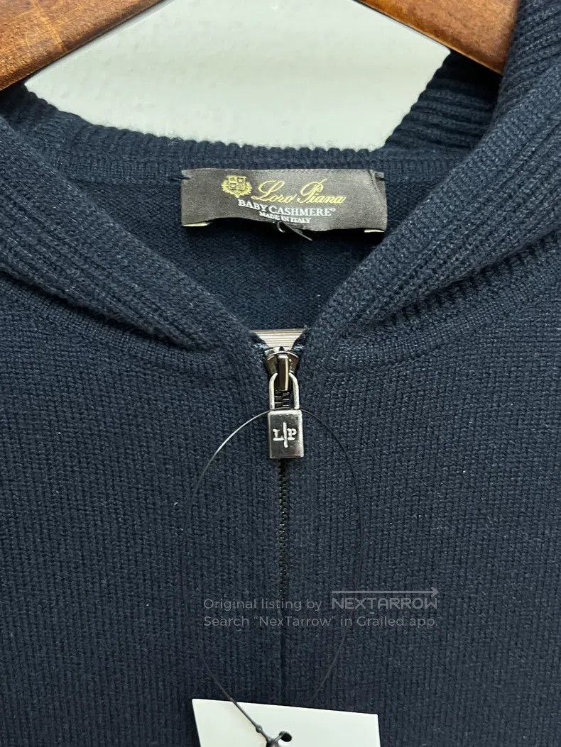 Loro Piana Loro Piana Cashmere Knit Jacket with Fox Mushroom Pattern Size XS / US 0-2 / IT 36-38 - 3 Thumbnail