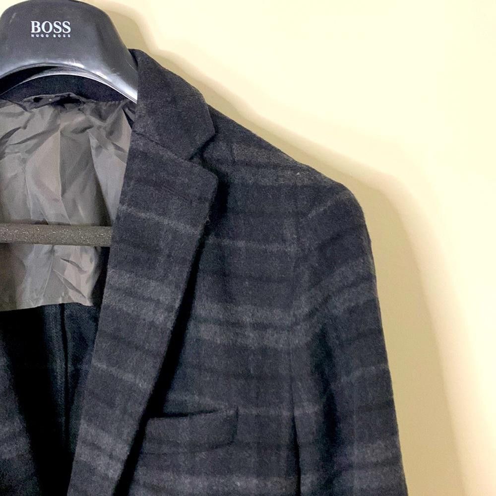 Hugo Boss BOSS - Slim Fit Heavy Check Sportcoat -38R (tailored) -Wool Size 38R - 1 Thumbnail