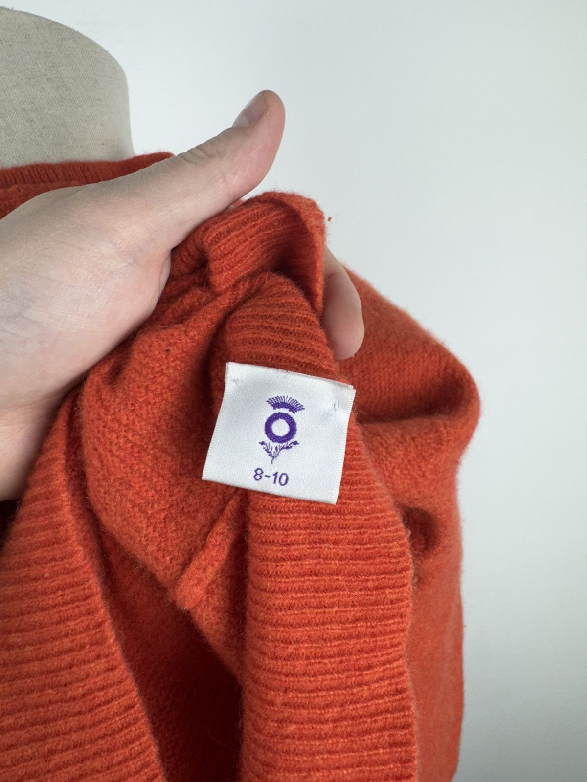 Other Women’s BRORA Cashmere Sweater Orange Jumper size 8-10 Size M / US 6-8 / IT 42-44 - 5 Thumbnail