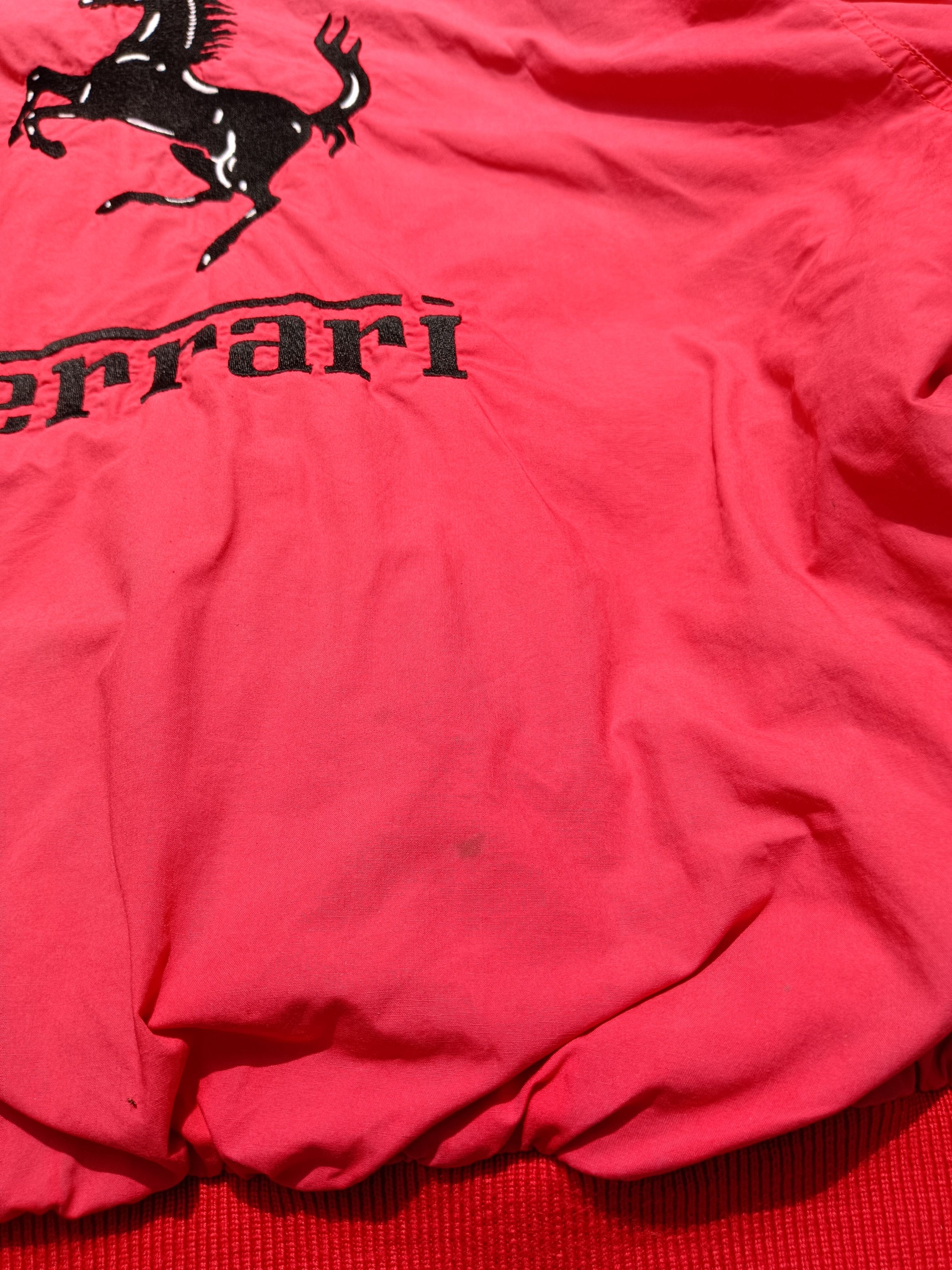 Ferrari 🔥 VINTAGE FERRARI 🐎JACKET 🔥 sun feded 🔥 VERY RARE 🔥 Size US L / EU 52-54 / 3 - 5 Thumbnail