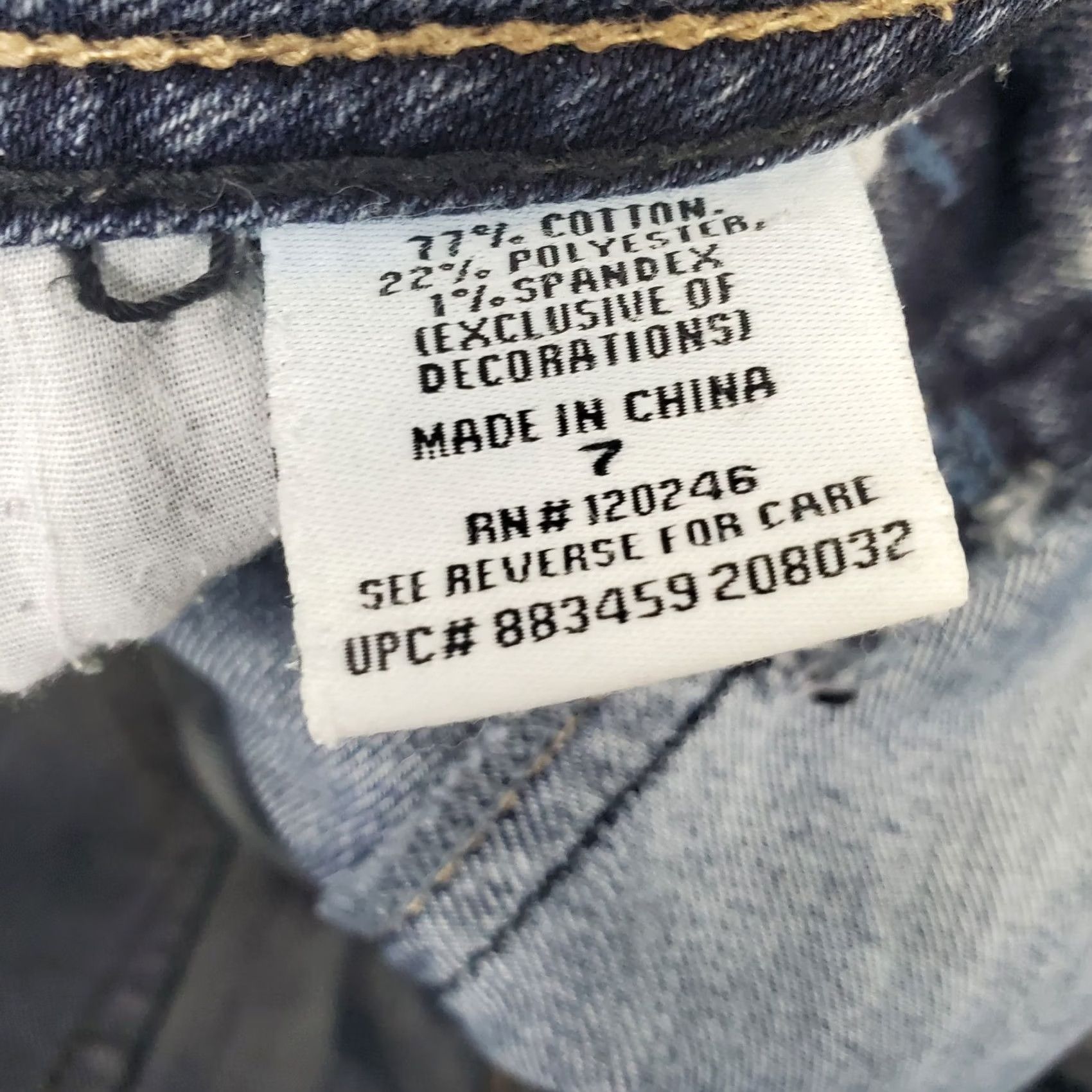 Vintage Bongo Jeans Womens 7 Blue Denim Faded Stretch Streetwear Ultra Skinny Researchers? Size 28" / US 6 / IT 42 - 7 Thumbnail