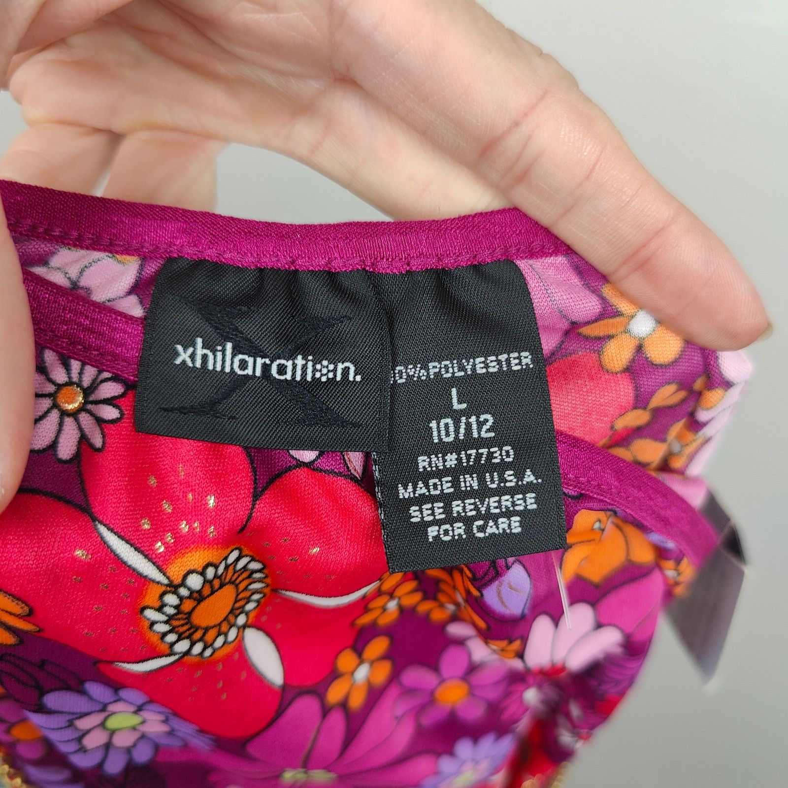 Other Vintage Y2K Xhilaration Floral Skirt Womens Large Pink Size 32" / US 10 / IT 46 - 5 Thumbnail