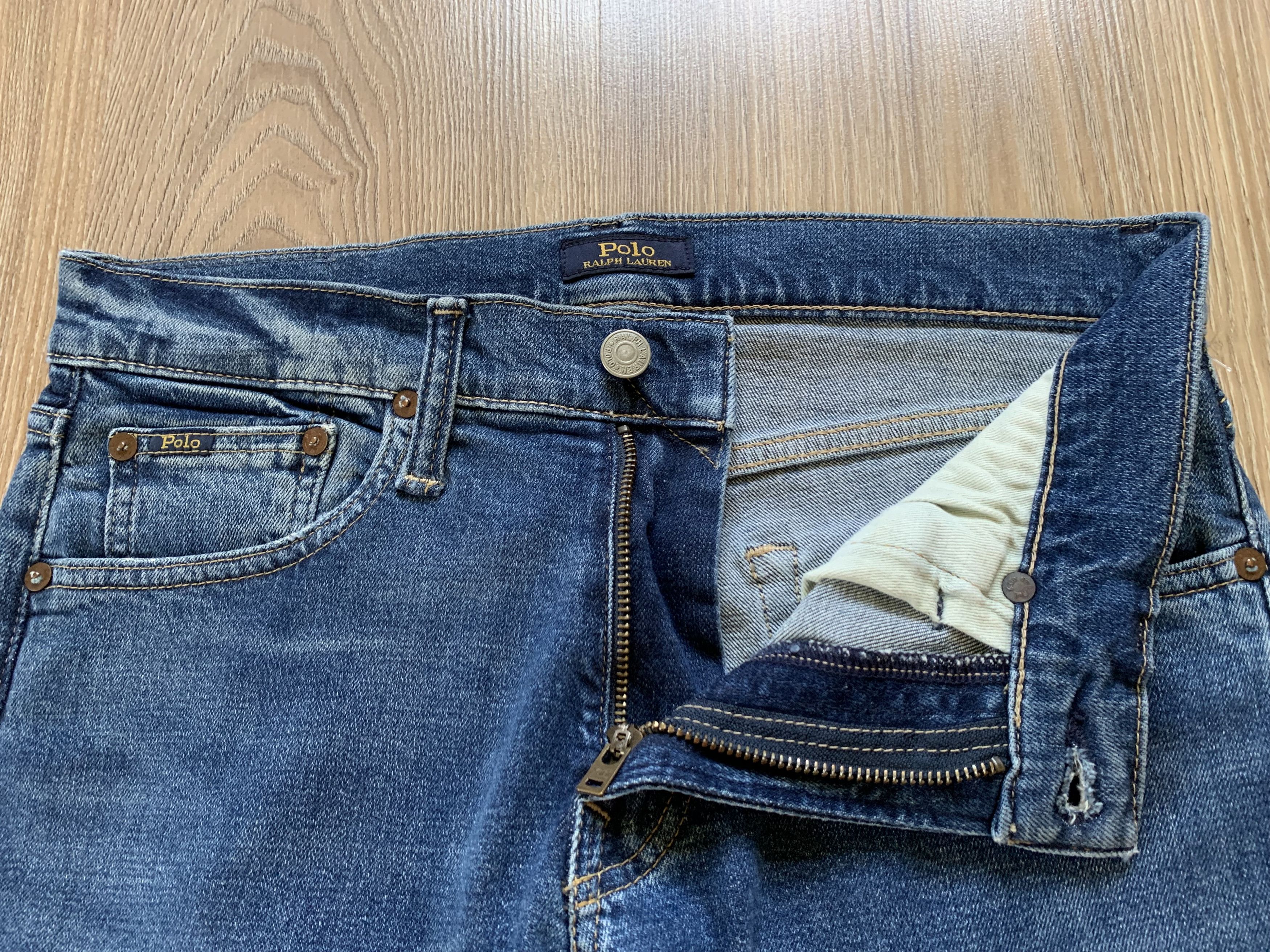 Denime × Polo Ralph Lauren × Ralph Lauren Polo Ralph Lauren Blue Denim Jeans Size US 29 - 5 Thumbnail