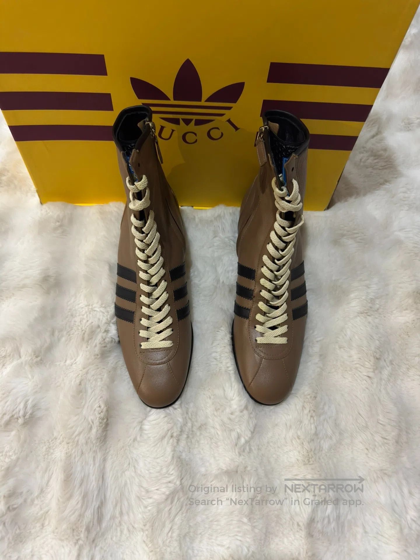 Gucci Guicci Lace-up Boots Men's Boots| Size US 10 / EU 43 - 5 Thumbnail