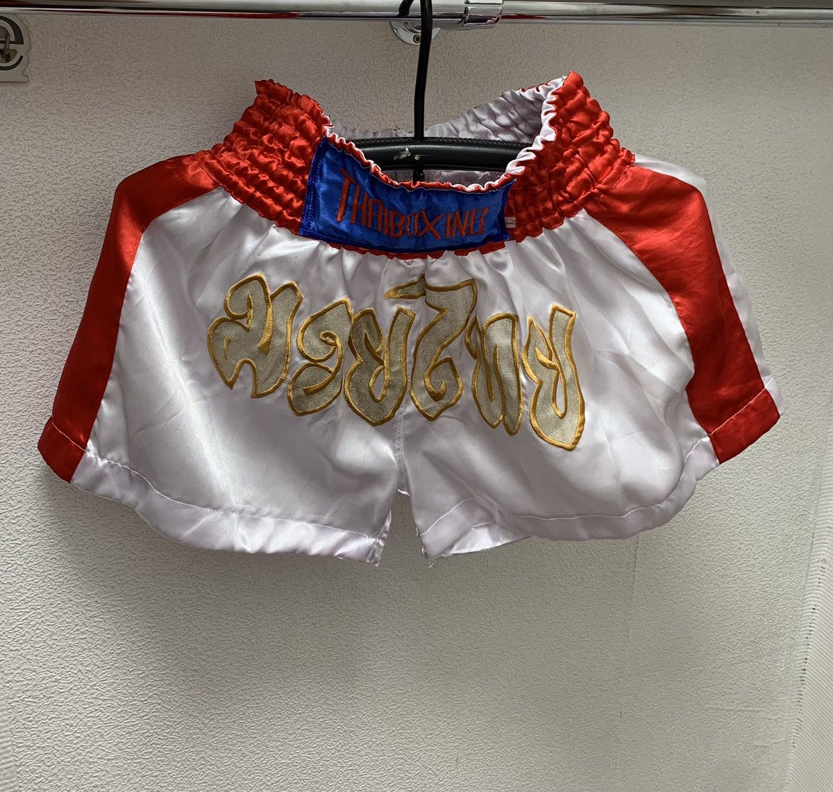 Vintage Thaiboxing Thai Boxing vintage shorts muay Thai L Thailand Size US 34 / EU 50 - 1 Thumbnail