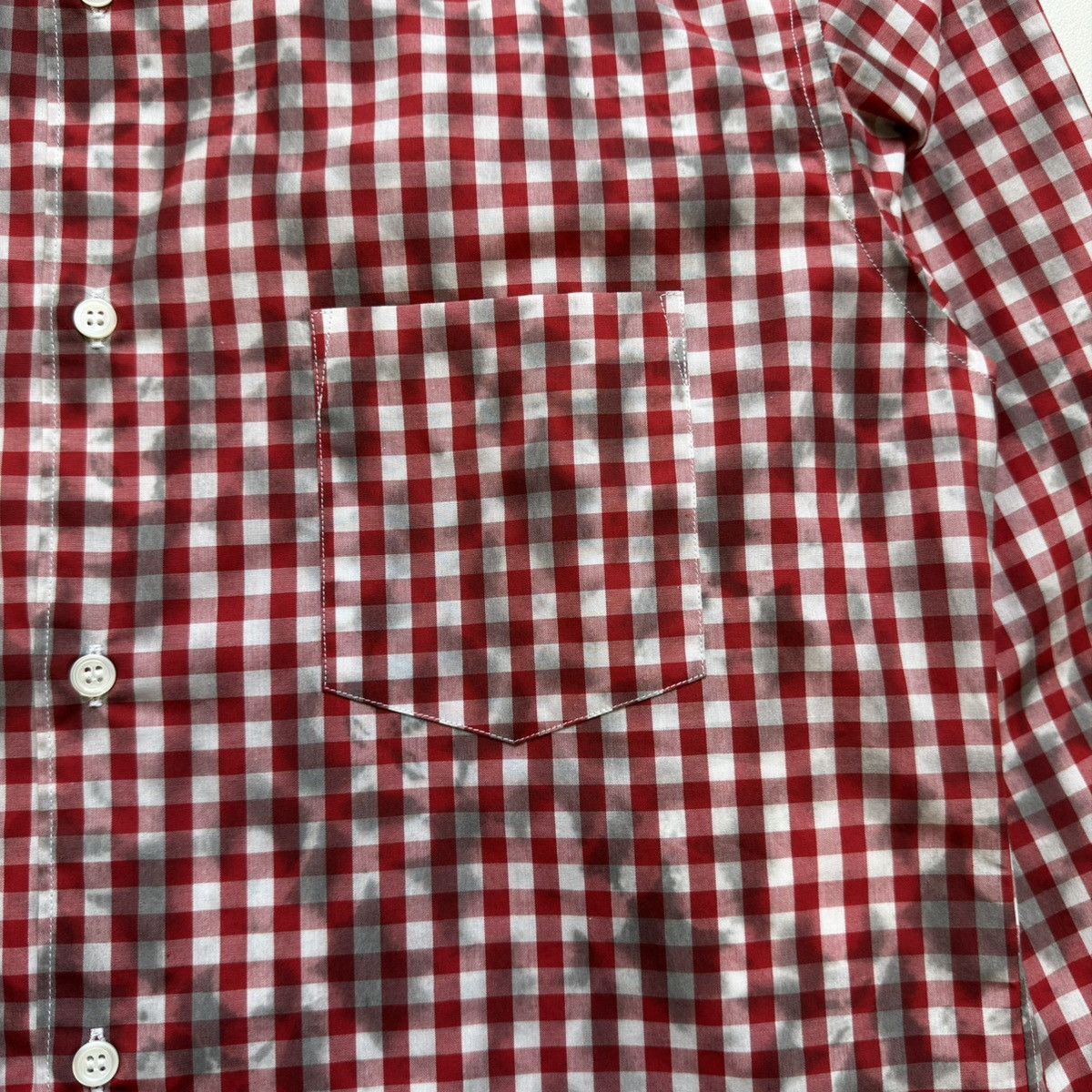 Comme des Garcons ‘Dirt Effect’ Gingham Check Shirt Size US M / EU 48-50 / 2 - 6 Thumbnail