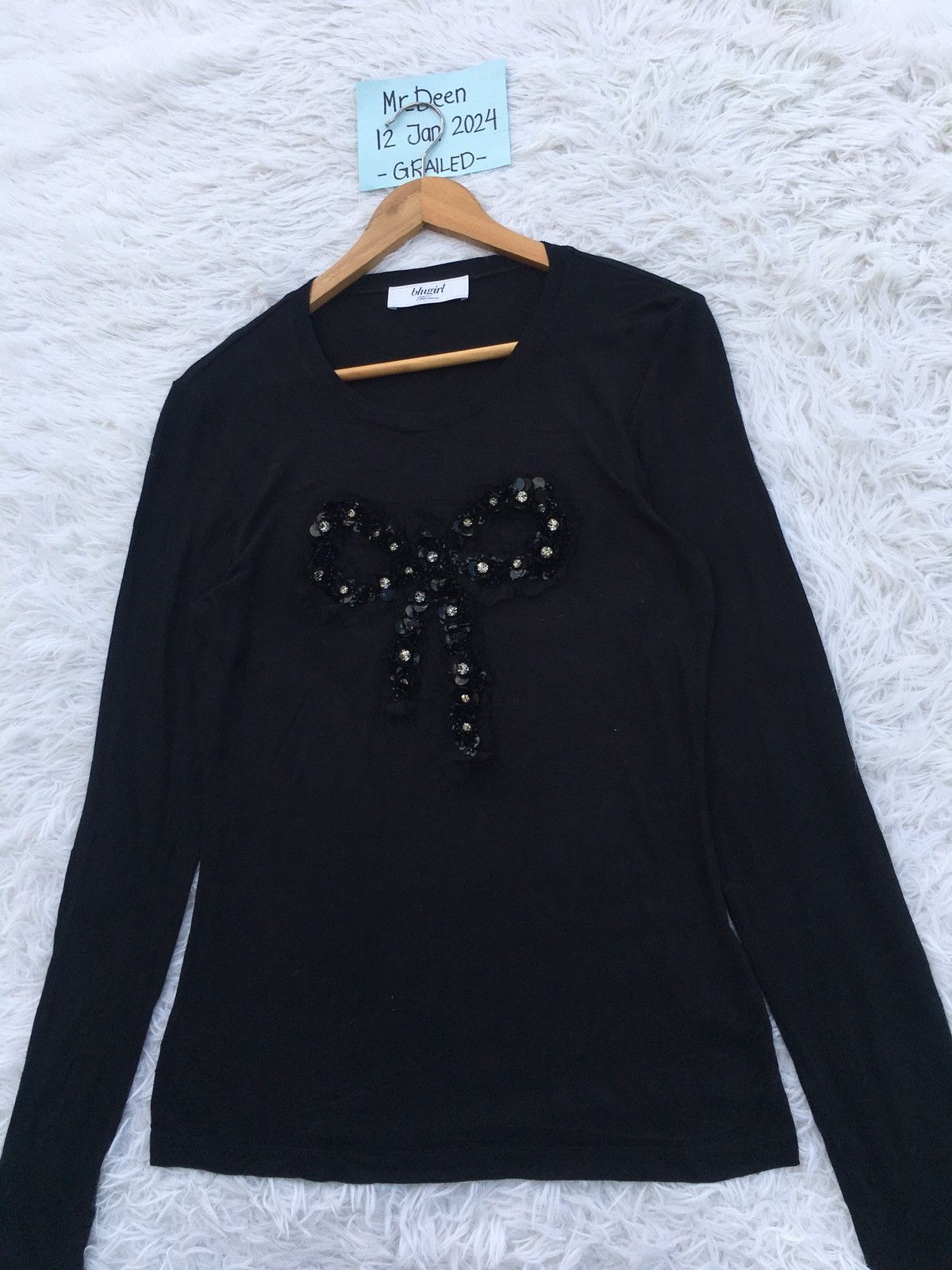 Blumarine Rare Blugirl Blumarine Ribbon Beads Embellishments Shirt Size S / US 4 / IT 40 - 6 Thumbnail