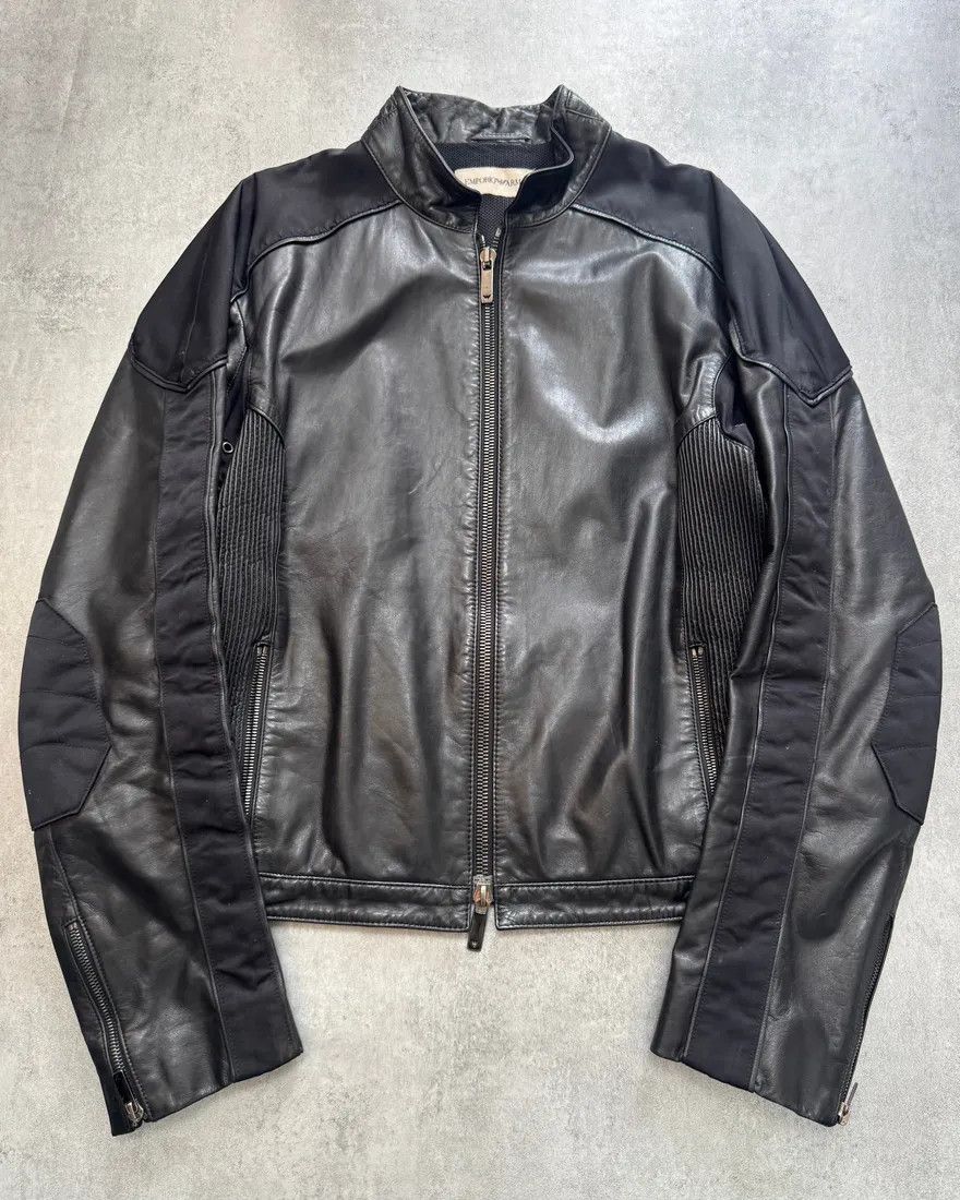 Men's Emporio Armani Leather Jackets | Grailed
