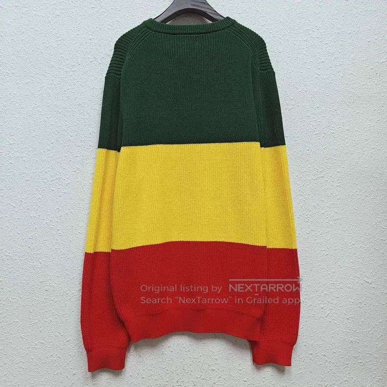 Louis Vuitton Louis Vuitton Green, yellow and red patchwork Jamaican swe Size US XL / EU 56 / 4 - 2 Thumbnail