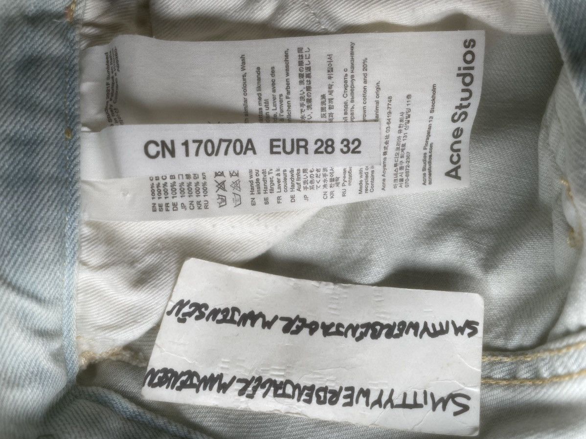 Acne Studios Acne Studios 2021F Sunbleed Jeans Size 30" / US 8 / IT 44 - 11 Thumbnail