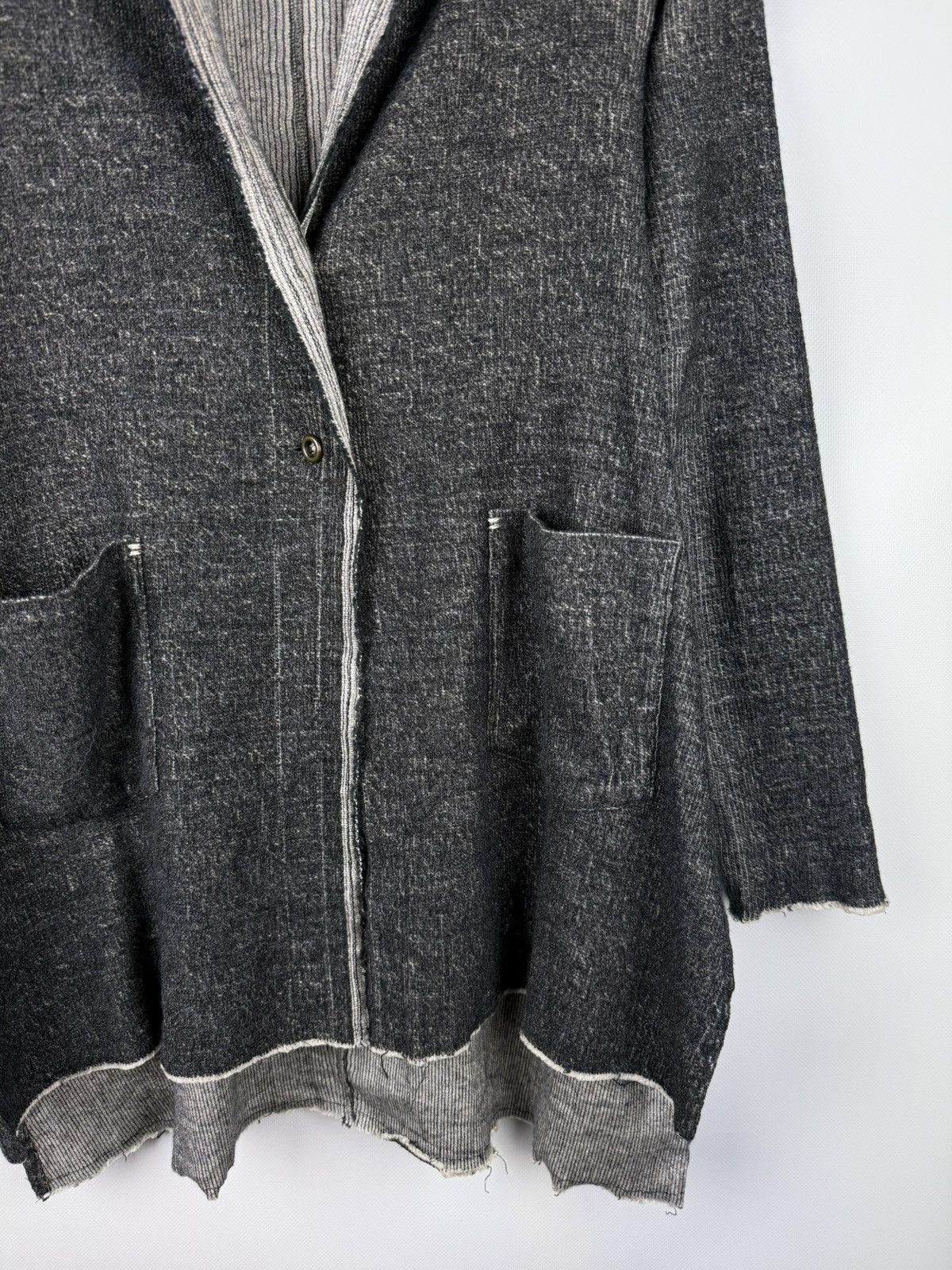 Transit Transit Par-Such Avant-Garde Linen Blend Cardigan Jacket Size M / US 6-8 / IT 42-44 - 6 Thumbnail