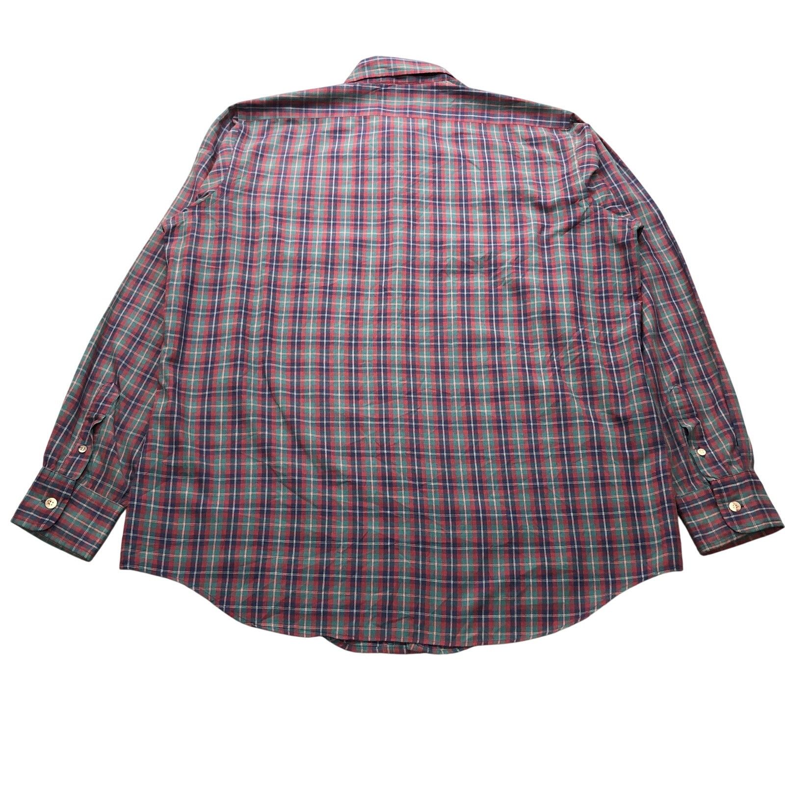 L.L. Bean Vintage 80s LL Bean Tartan Plaid Flannel Shirt Men L Red Size US L / EU 52-54 / 3 - 2 Thumbnail