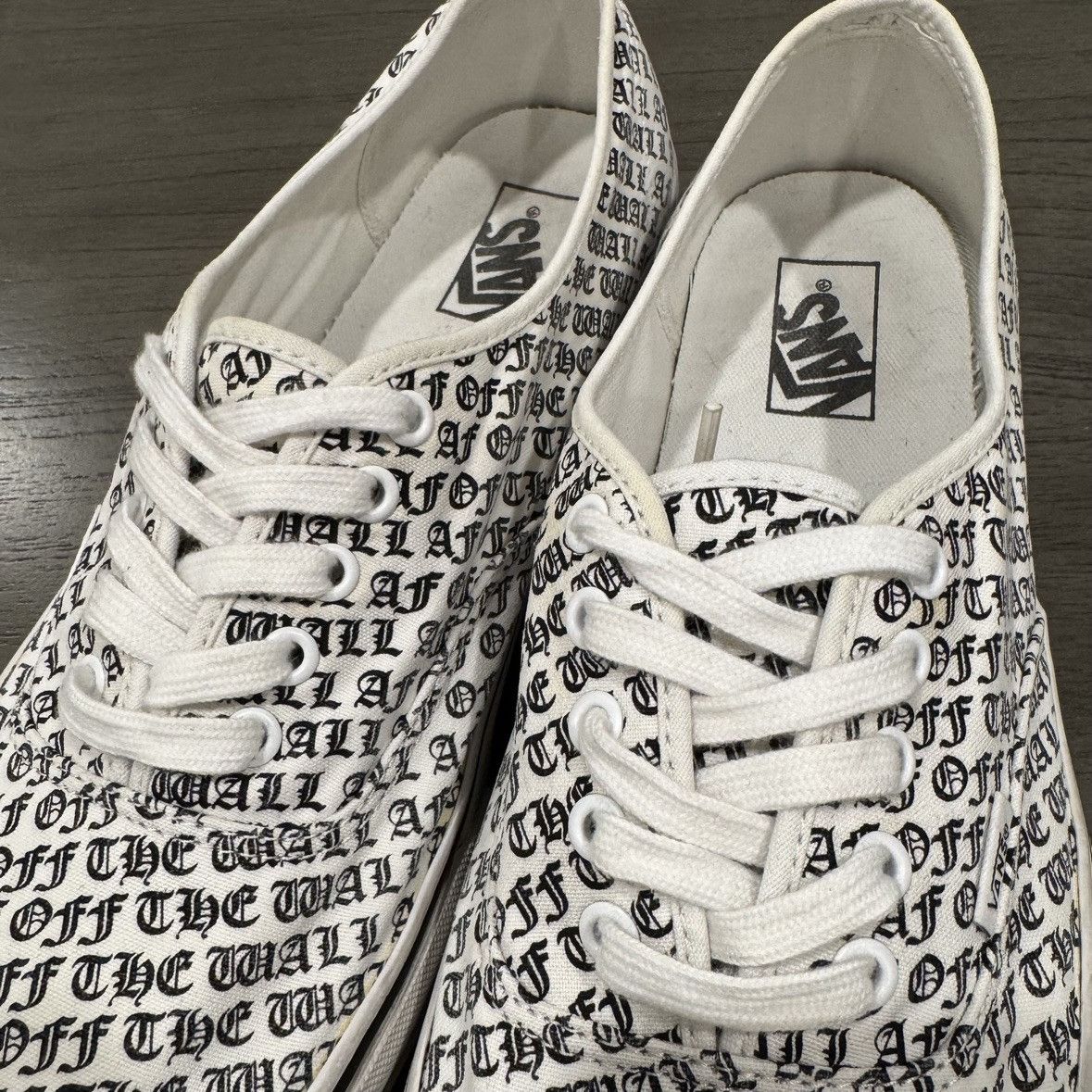 Vans Vans Authentic Off The Wall Print US 13 | Grailed