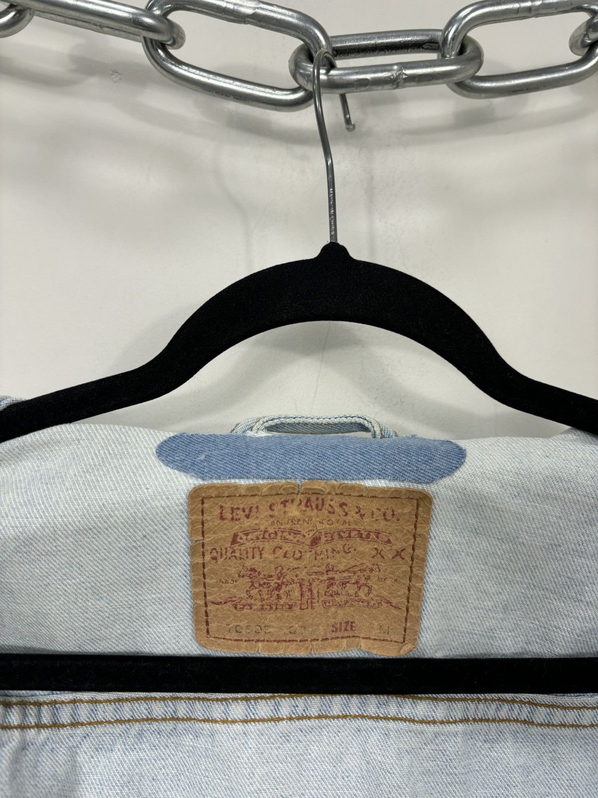 Levi's Vintage 90s Levi’s USA Faded Washed Rare Hype Denim Jacket Size US M / EU 48-50 / 2 - 16 Thumbnail