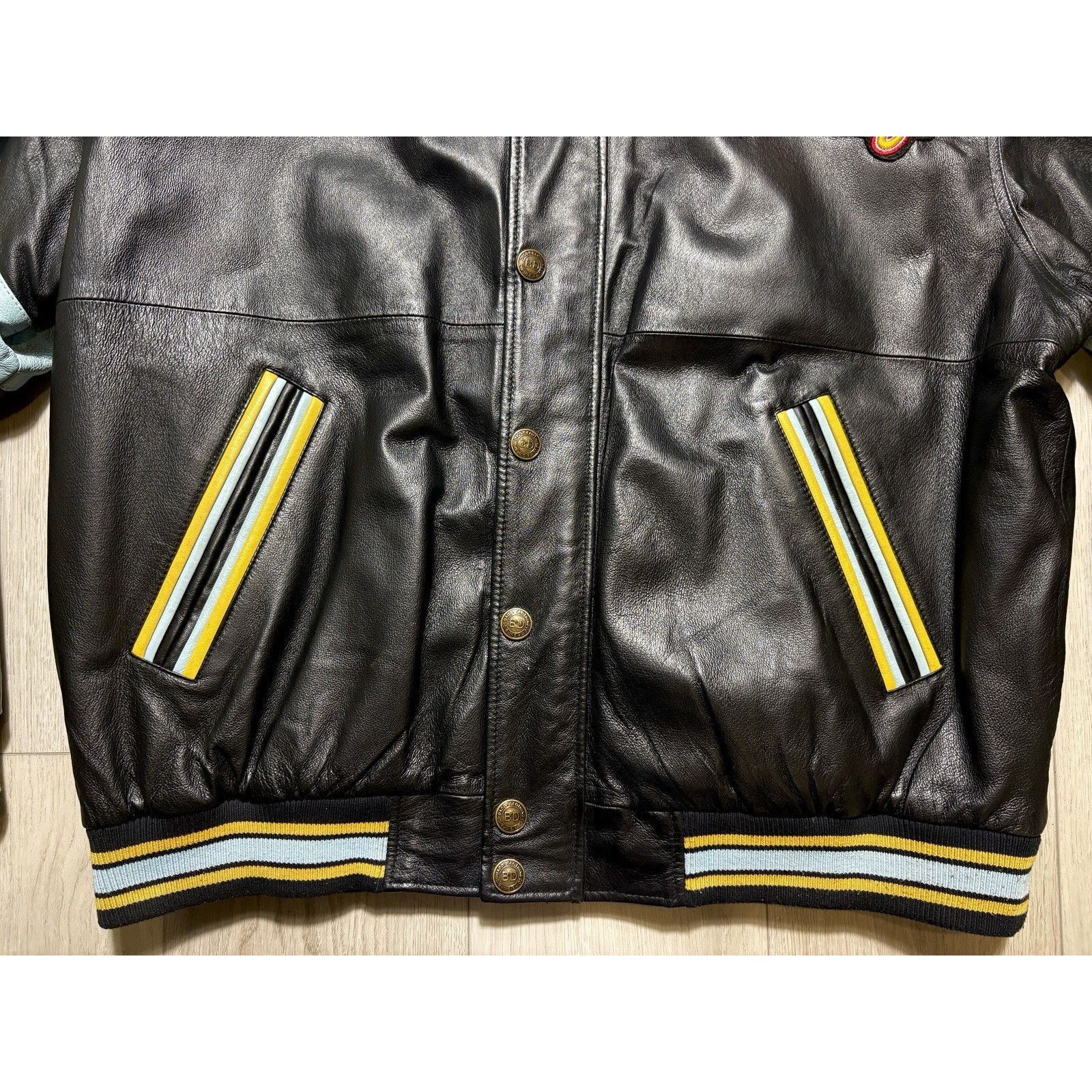 Other Big Daddy Leather Varsity Jacket Oversized Y2K Men’s 3XL Size US XXL / EU 58 / 5 - 8 Thumbnail