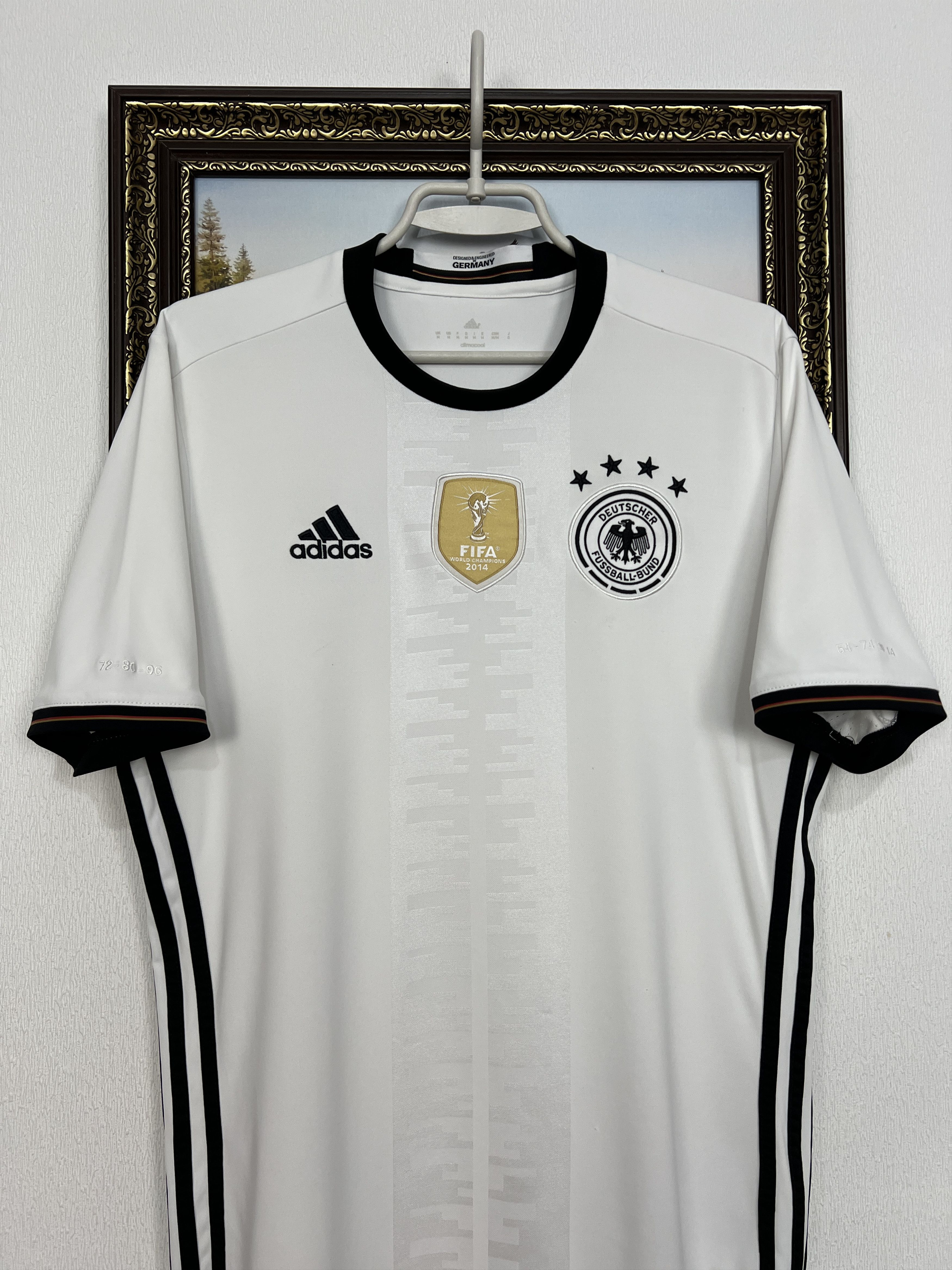 Adidas Germany football shirt 2016 Soccer Adidas Jersey Mens Trikot Size US M / EU 48-50 / 2 - 2 Thumbnail