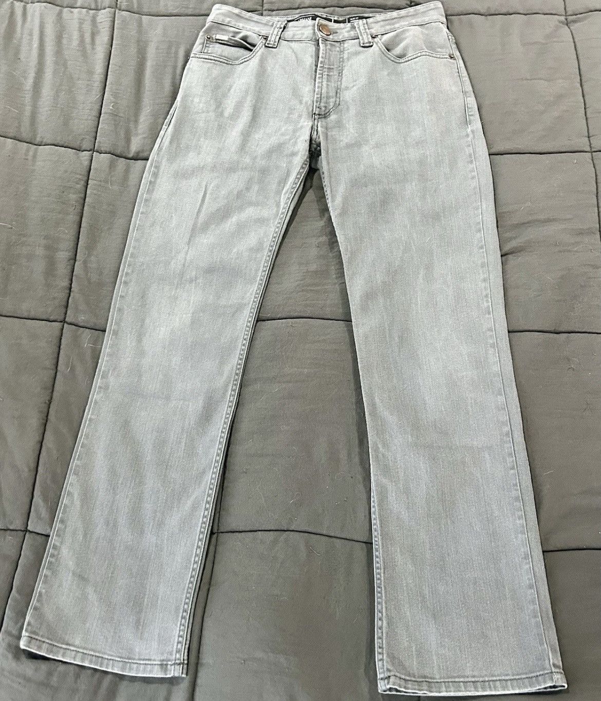 Armani Collezioni Armani Collezioni - Grey Jeans Men’s Slim Fit Denim size 31 Size US 31 - 1 Thumbnail