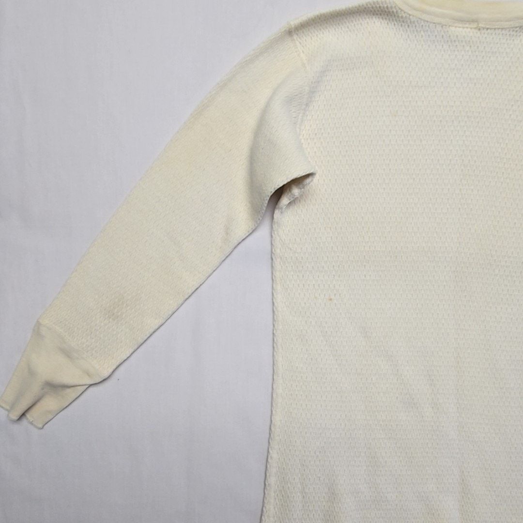 Sears Vintage Sears Thermal Shirt Cream 70s Mens Medium VTG Size US M / EU 48-50 / 2 - 12 Thumbnail