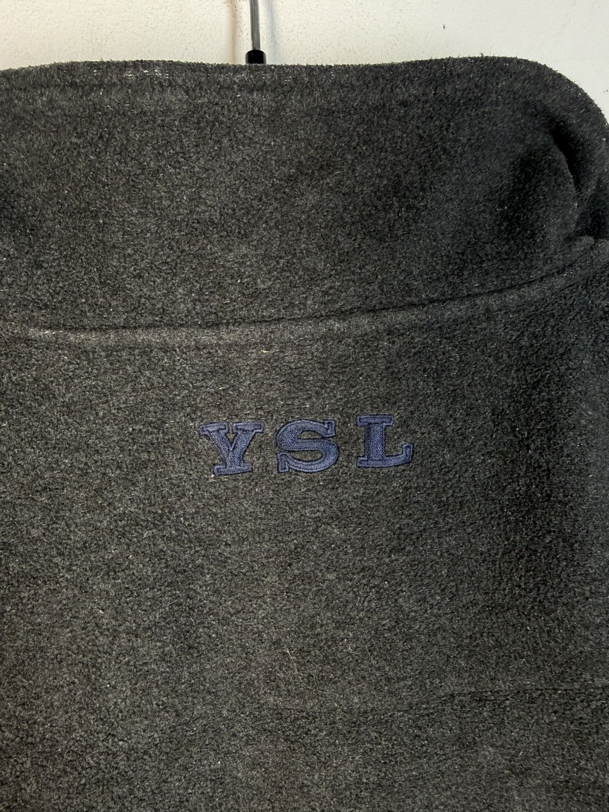 Yves Saint Laurent 90s Fleece YSL Sweatshirt Quarter Zip Vintage Yves Saint Size US XL / EU 56 / 4 - 7 Thumbnail