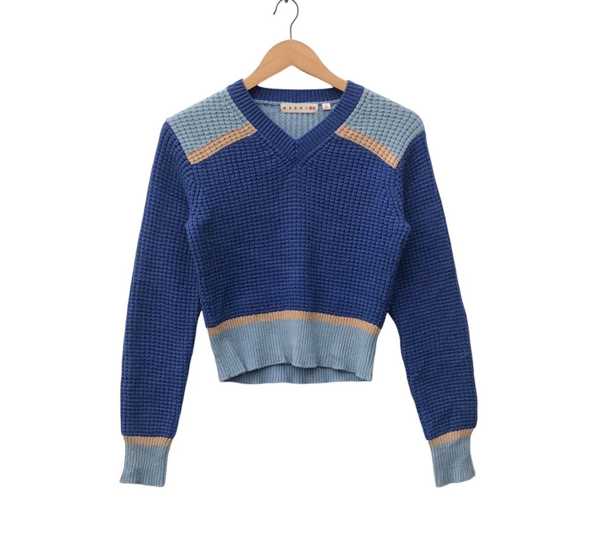 Marni × Uniqlo Marni Uniqlo Women Cropped Knitwear Pullover Size S / US 4 / IT 40 - 1 Thumbnail